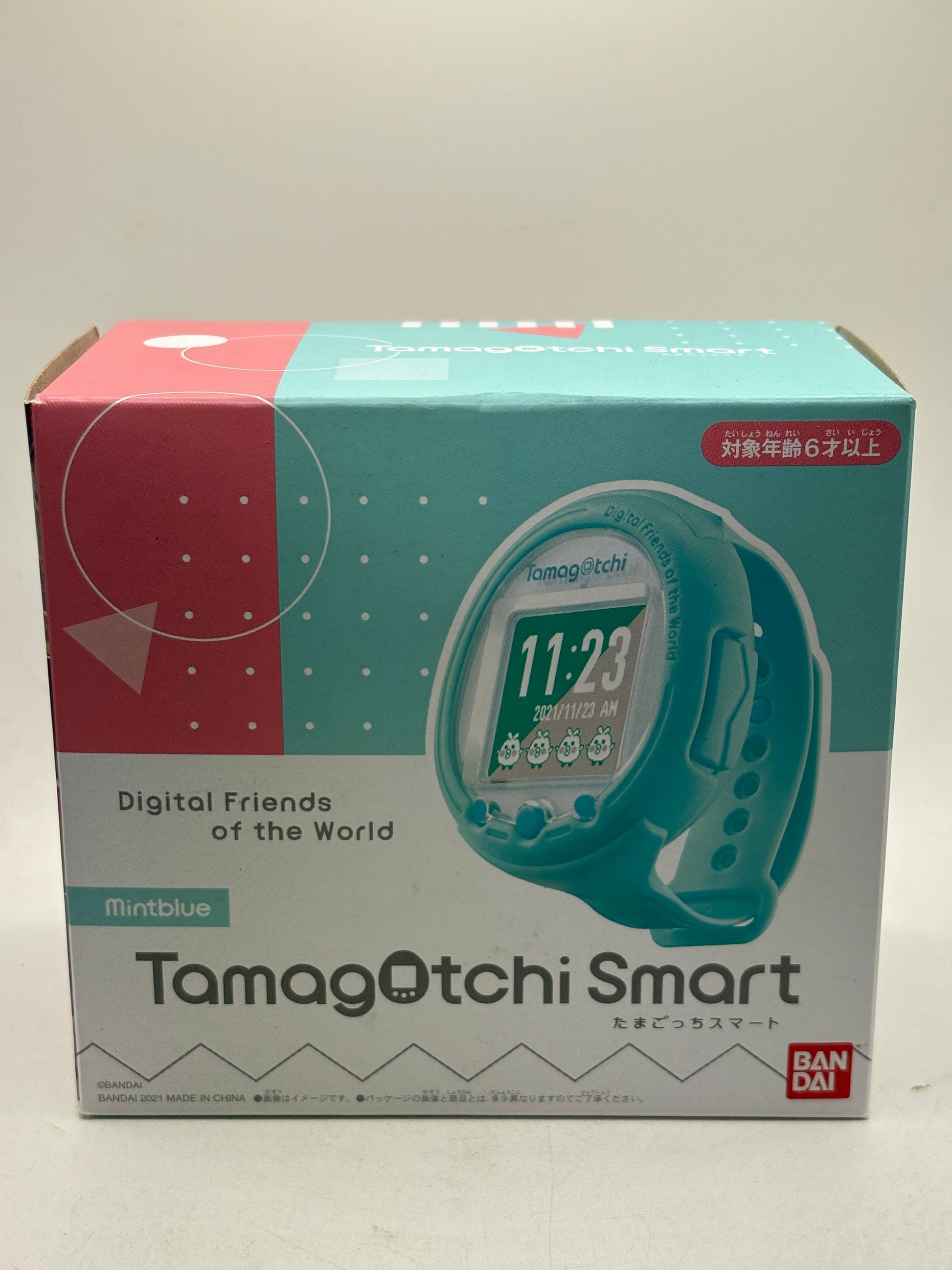 Bandai Tamagotchi Smart Mintblue Virtual Pet Bracelet 2021 Watch product image image 1