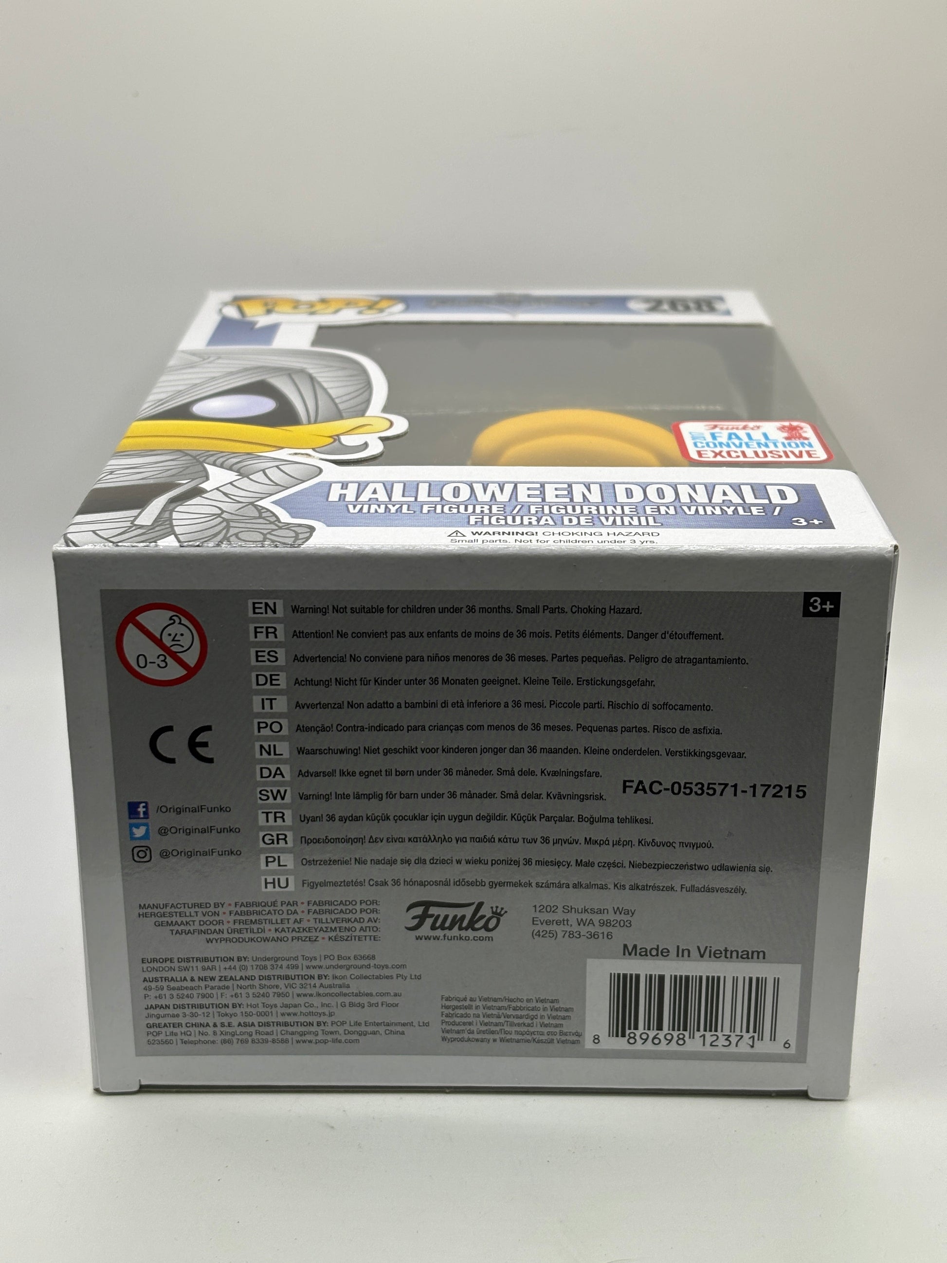 Funko POP! Disney Kingdom Hearts #268 Halloween Donald 2017 Fall FRENLY BRICKS - Open 7 Days