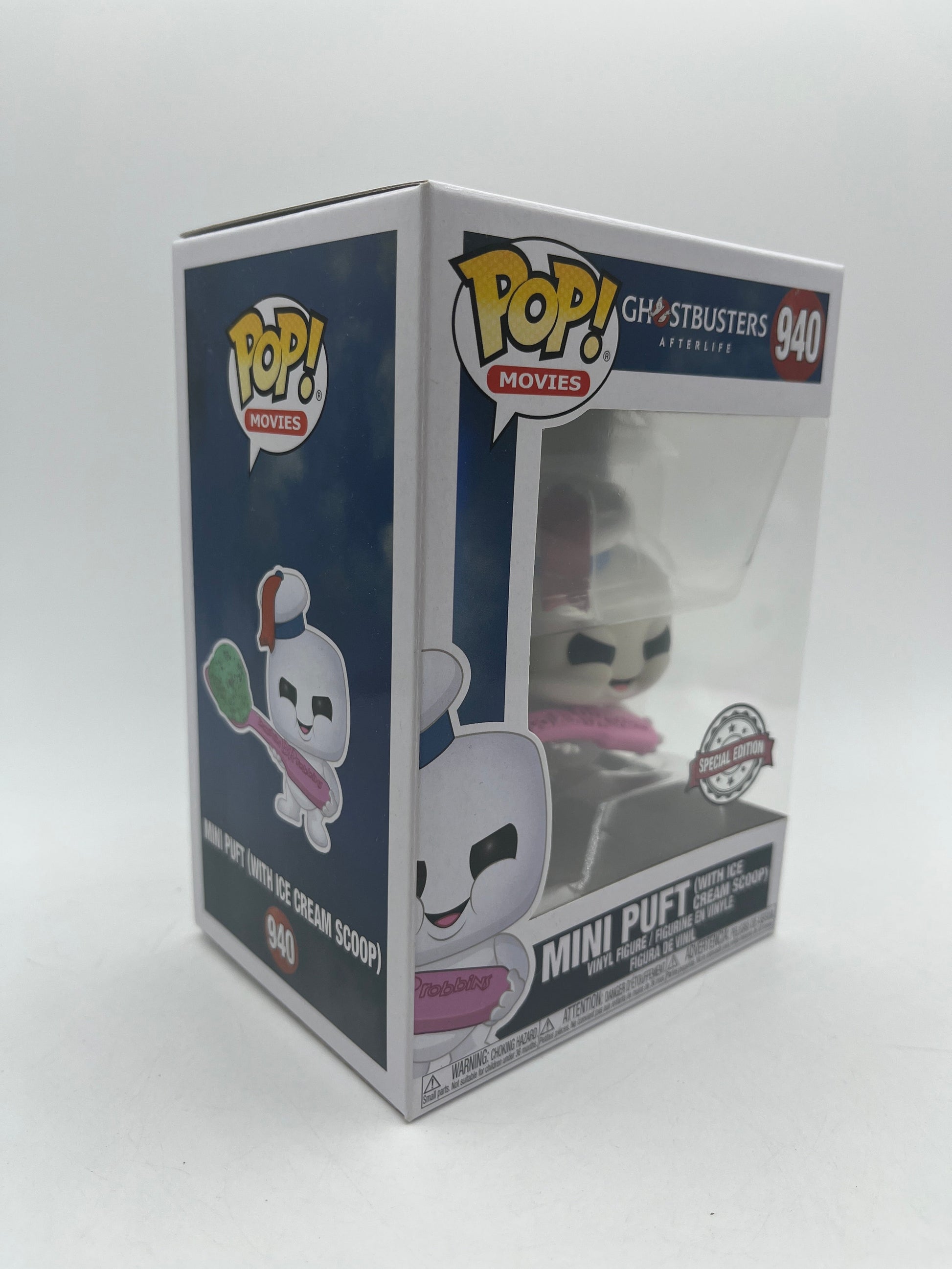 Funko POP! Movies Ghostbusters Afterlife Mini Puft (With Ice Cream Scoop) #940 FRENLY BRICKS - Open 7 Days