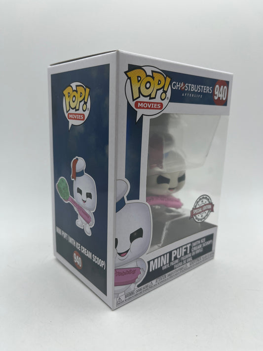 Funko POP! Movies Ghostbusters Afterlife Mini Puft (With Ice Cream Scoop) #940 FRENLY BRICKS - Open 7 Days