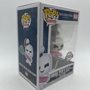 Funko POP! Movies Ghostbusters Afterlife Mini Puft (With Ice Cream Scoop) #940 FRENLY BRICKS - Open 7 Days