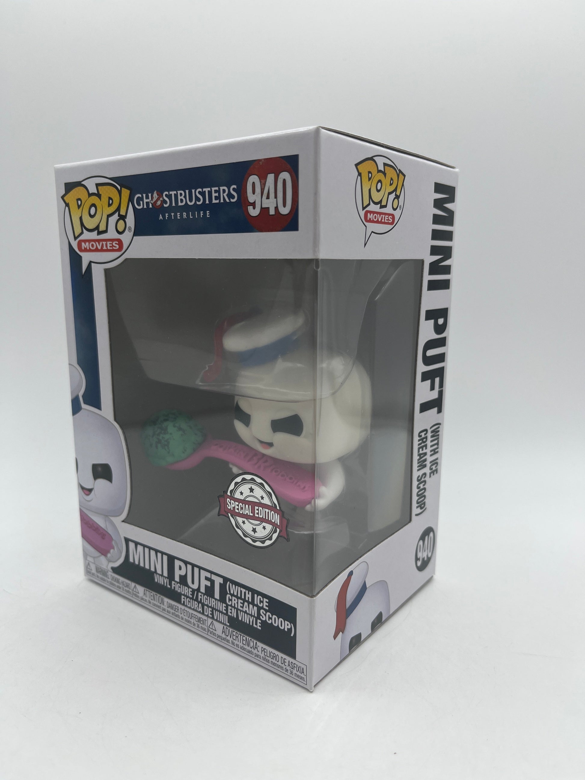 Funko POP! Movies Ghostbusters Afterlife Mini Puft (With Ice Cream Scoop) #940 FRENLY BRICKS - Open 7 Days