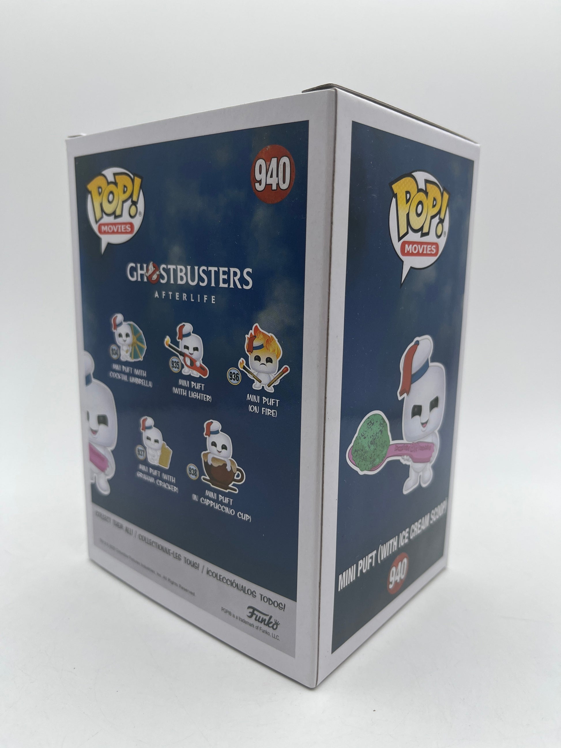 Funko POP! Movies Ghostbusters Afterlife Mini Puft (With Ice Cream Scoop) #940 FRENLY BRICKS - Open 7 Days