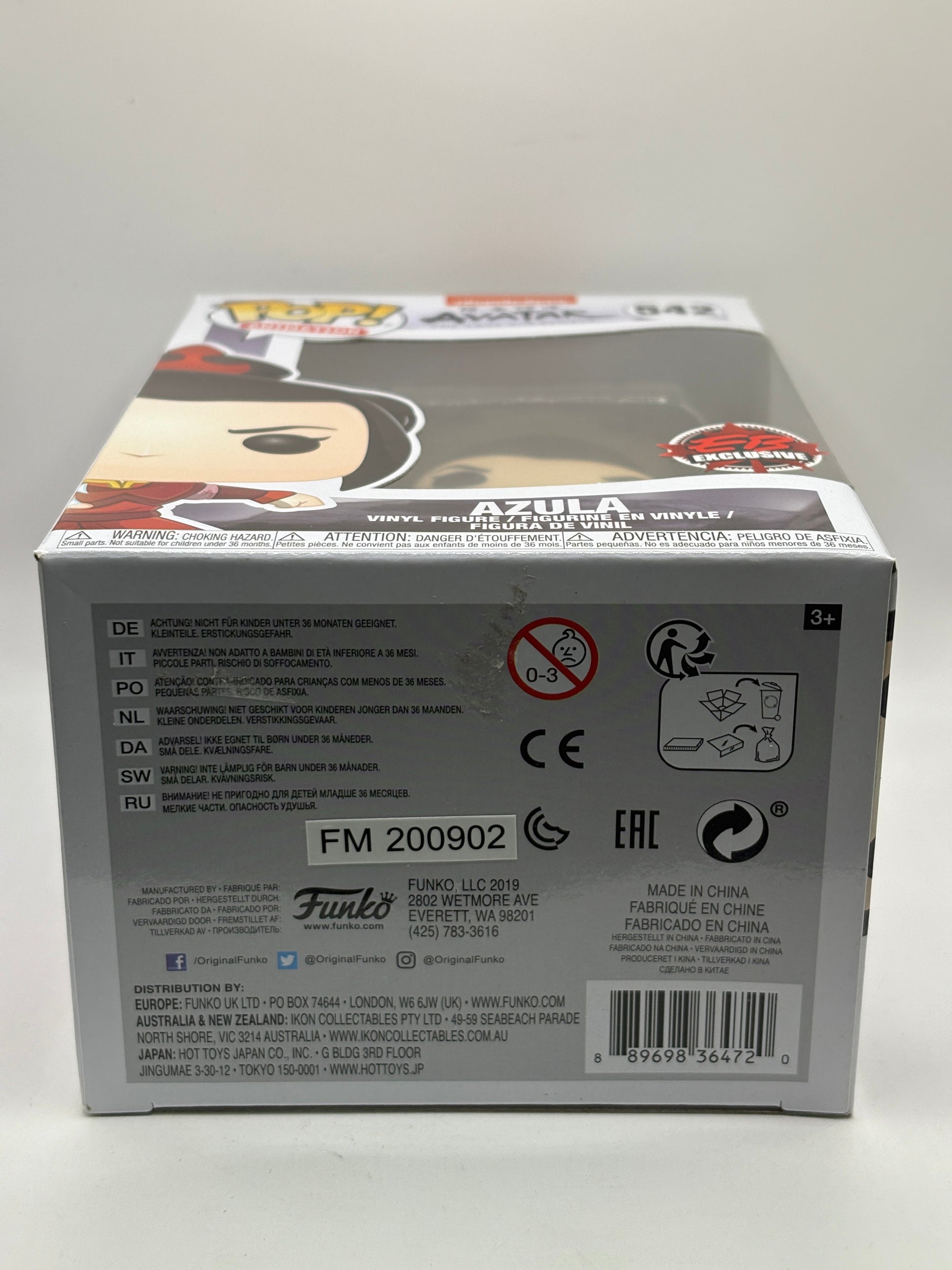 Funko POP! Animation Avatar #542 Azula EB Games Exclusive Vinyl Figure FRENLY BRICKS - Open 7 Days