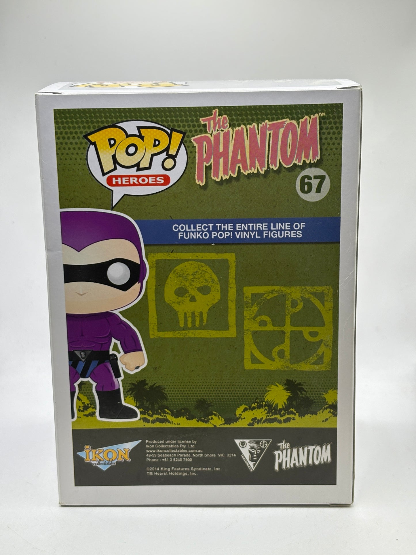 Funko POP! Heroes The Phantom #67 The Phantom Vinyl Figure
