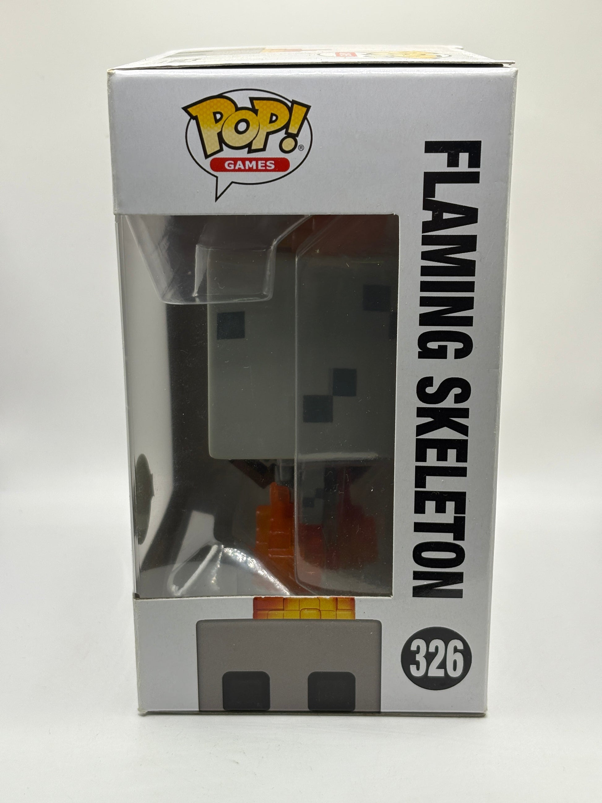Funko POP! Games Minecraft #326 Flaming Skeleton Special Edition FRENLY BRICKS - Open 7 Days