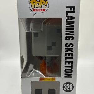 Funko POP! Games Minecraft #326 Flaming Skeleton Special Edition FRENLY BRICKS - Open 7 Days