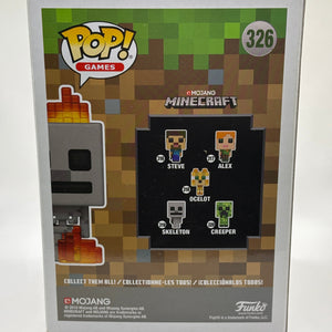 Funko POP! Games Minecraft #326 Flaming Skeleton Special Edition FRENLY BRICKS - Open 7 Days