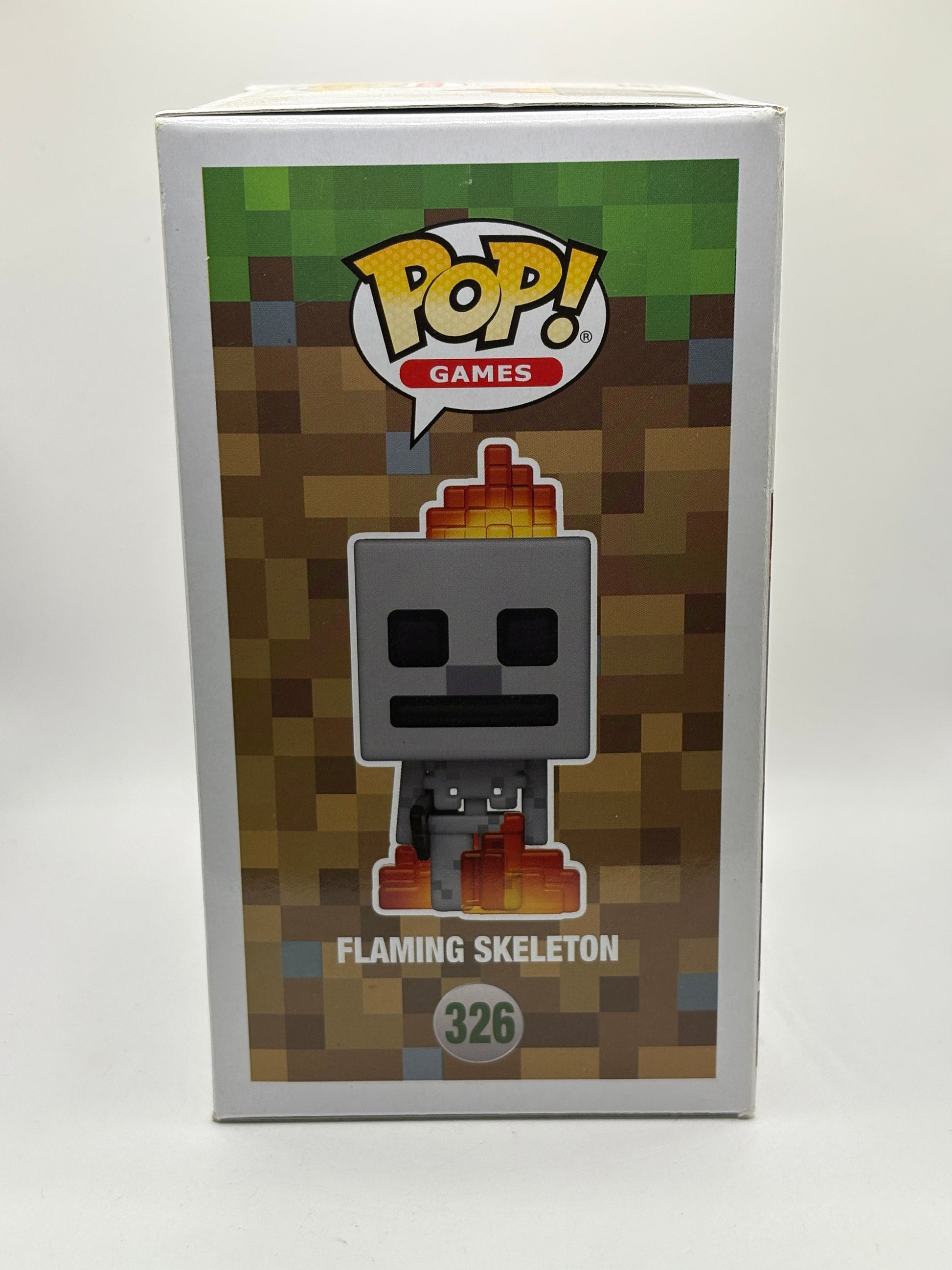 Funko POP! Games Minecraft #326 Flaming Skeleton Special Edition FRENLY BRICKS - Open 7 Days