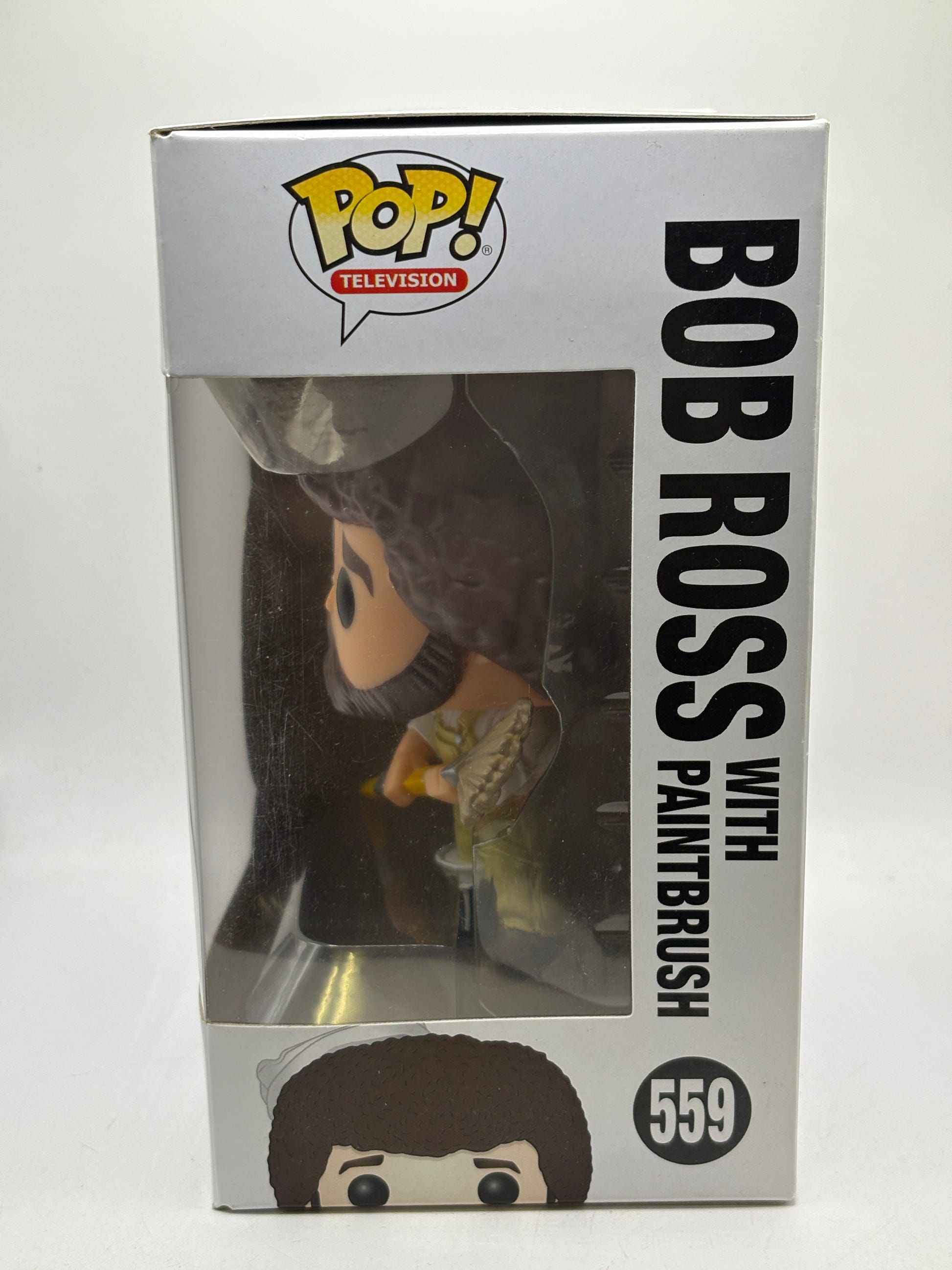 Funko POP! Television Bob Ross #559 Bob Ross with Paintbrush Vinyl Figure image 2