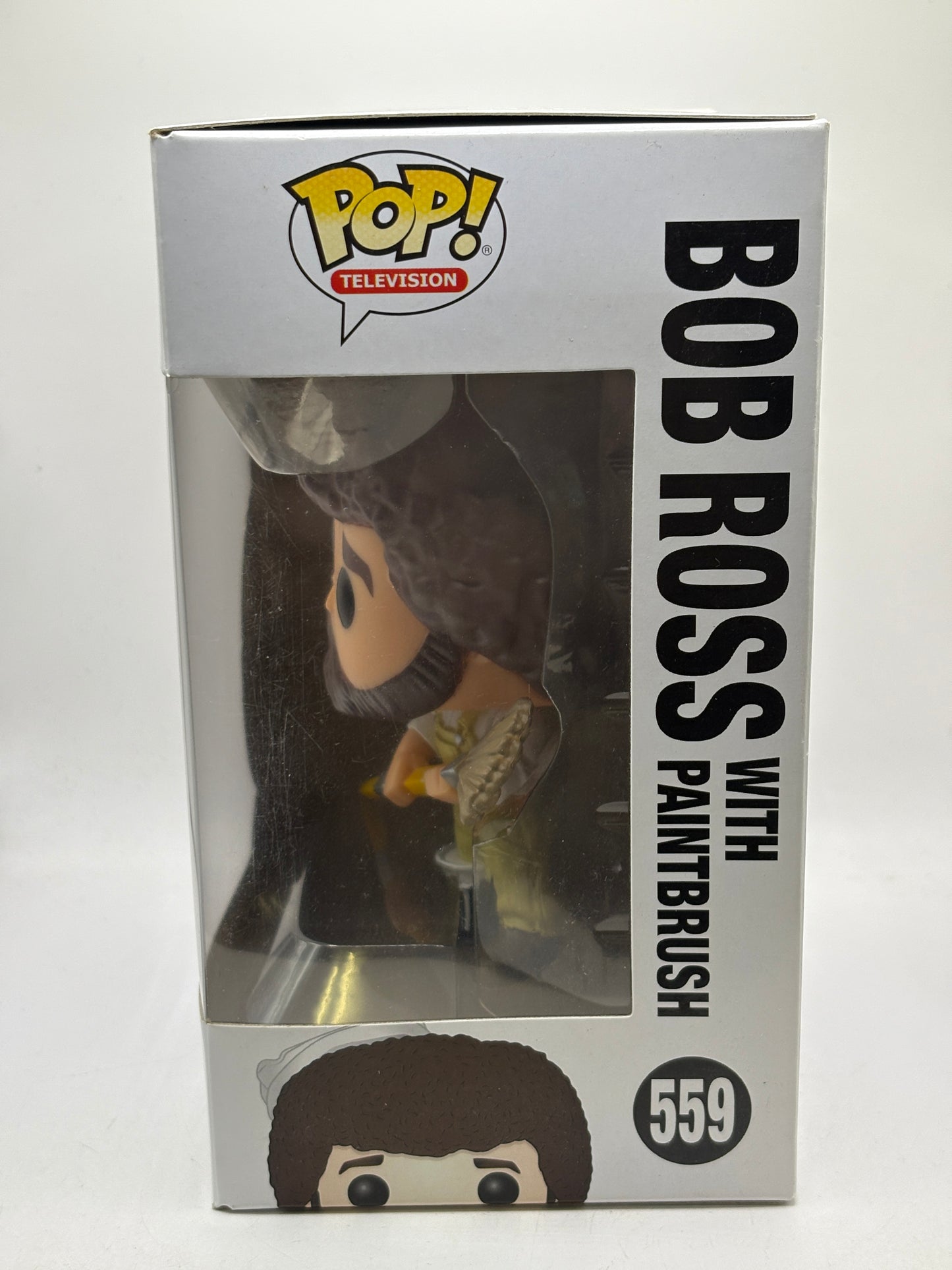Funko POP! Television Bob Ross #559 Bob Ross with Paintbrush Vinyl Figure