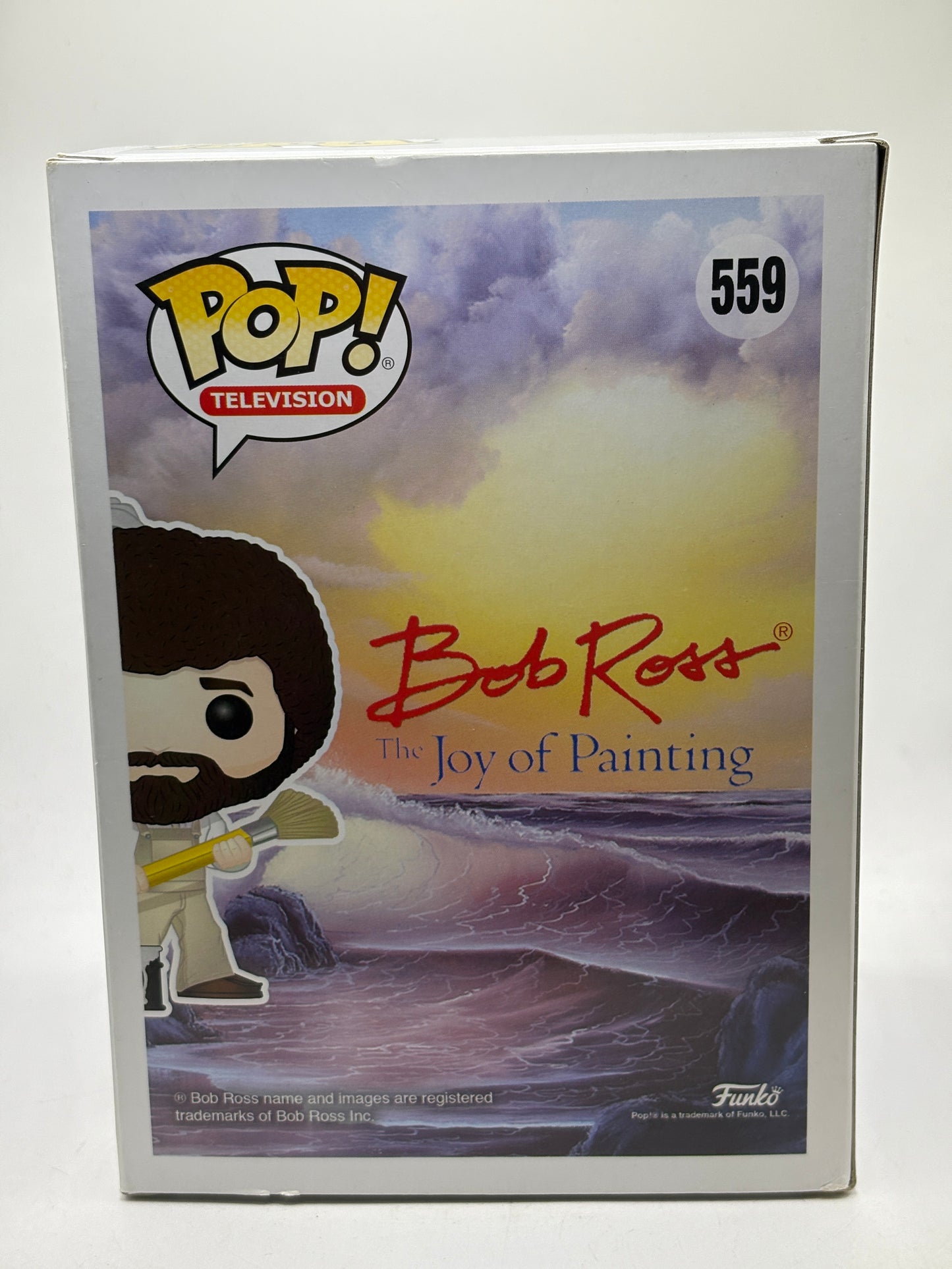 Funko POP! Television Bob Ross #559 Bob Ross with Paintbrush Vinyl Figure