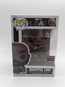 Funko POP! Marvel Studios Loki "Boastful Loki" #984 2022 Wonderous Convention