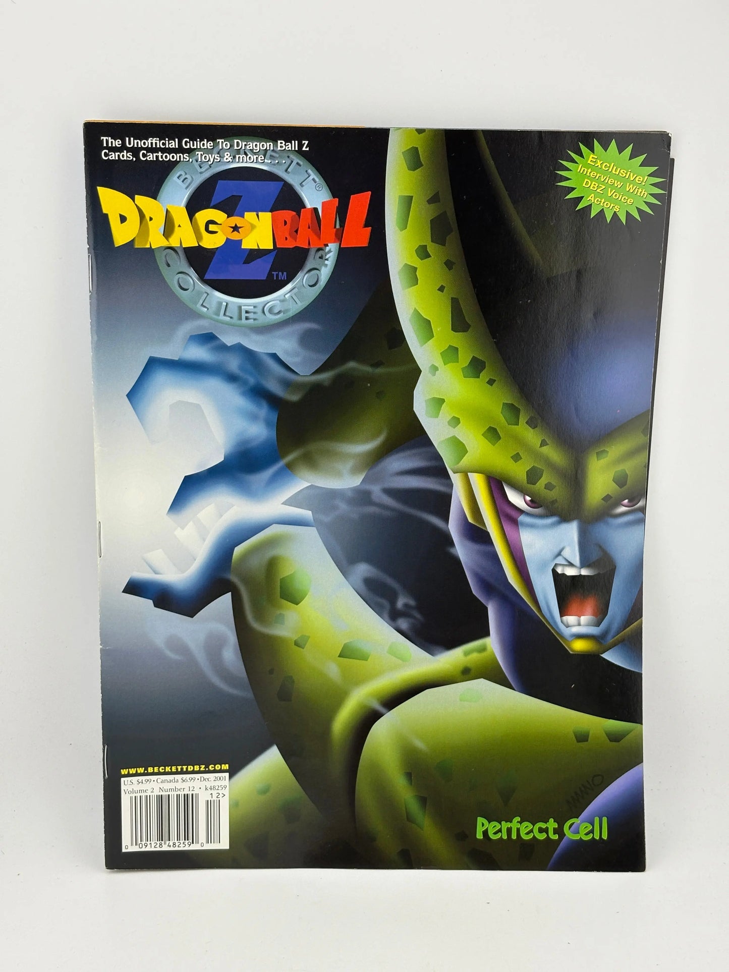 Beckett Collectors Dragon Ball Z Magazine Volume 2 Number 12 Perfect Cell FRENLY BRICKS - Open 7 Days