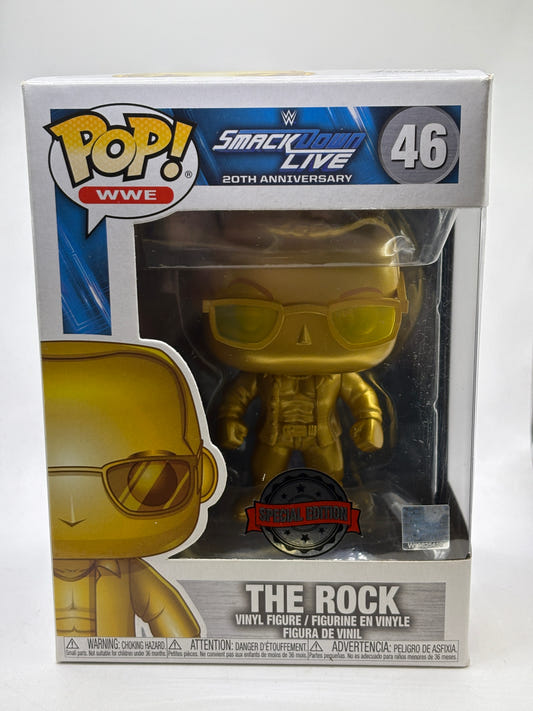 Funko POP! WWE Smack Down Live #46 The Rock Special Edition