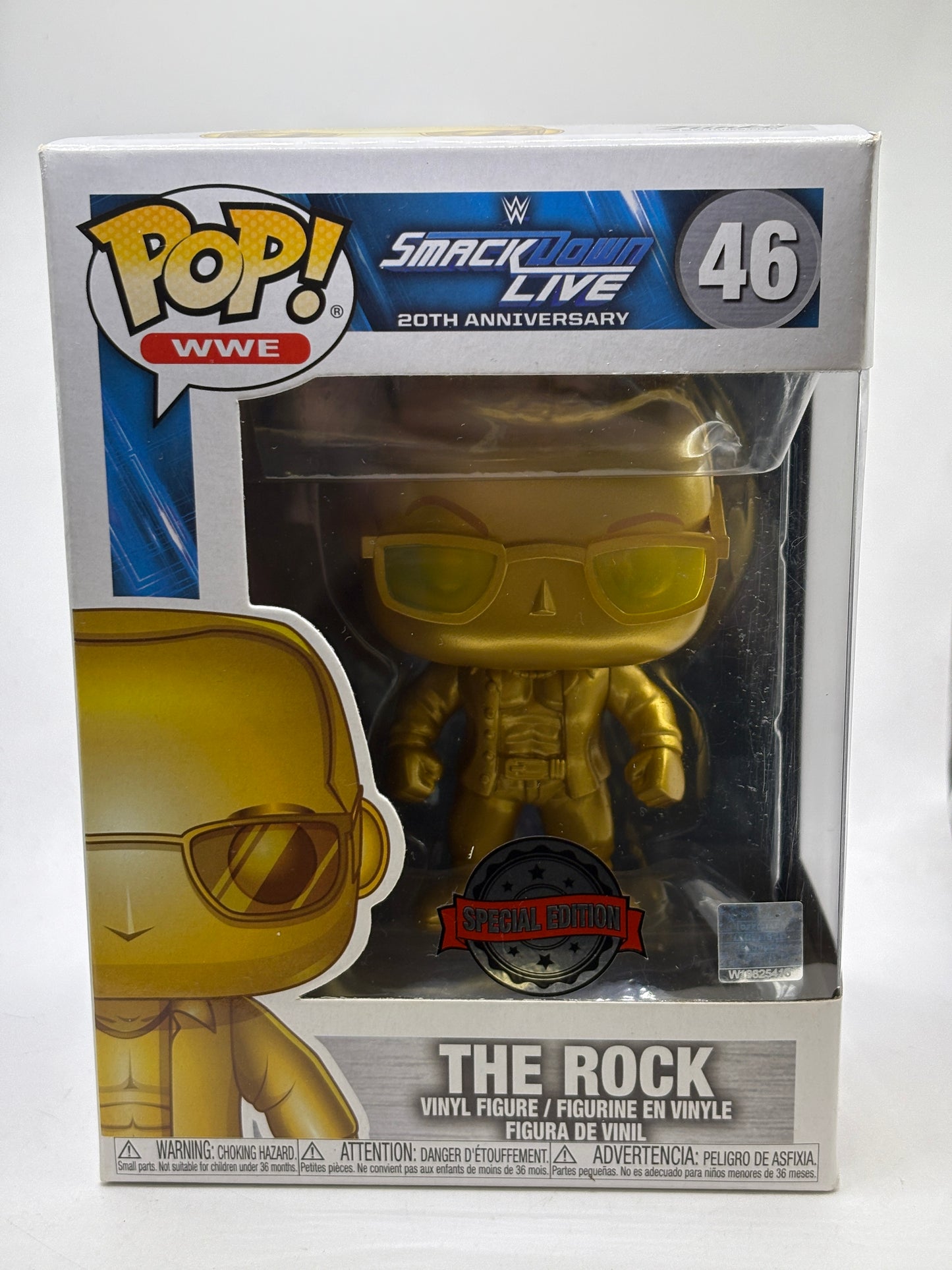 Funko POP! WWE Smack Down Live #46 The Rock Special Edition