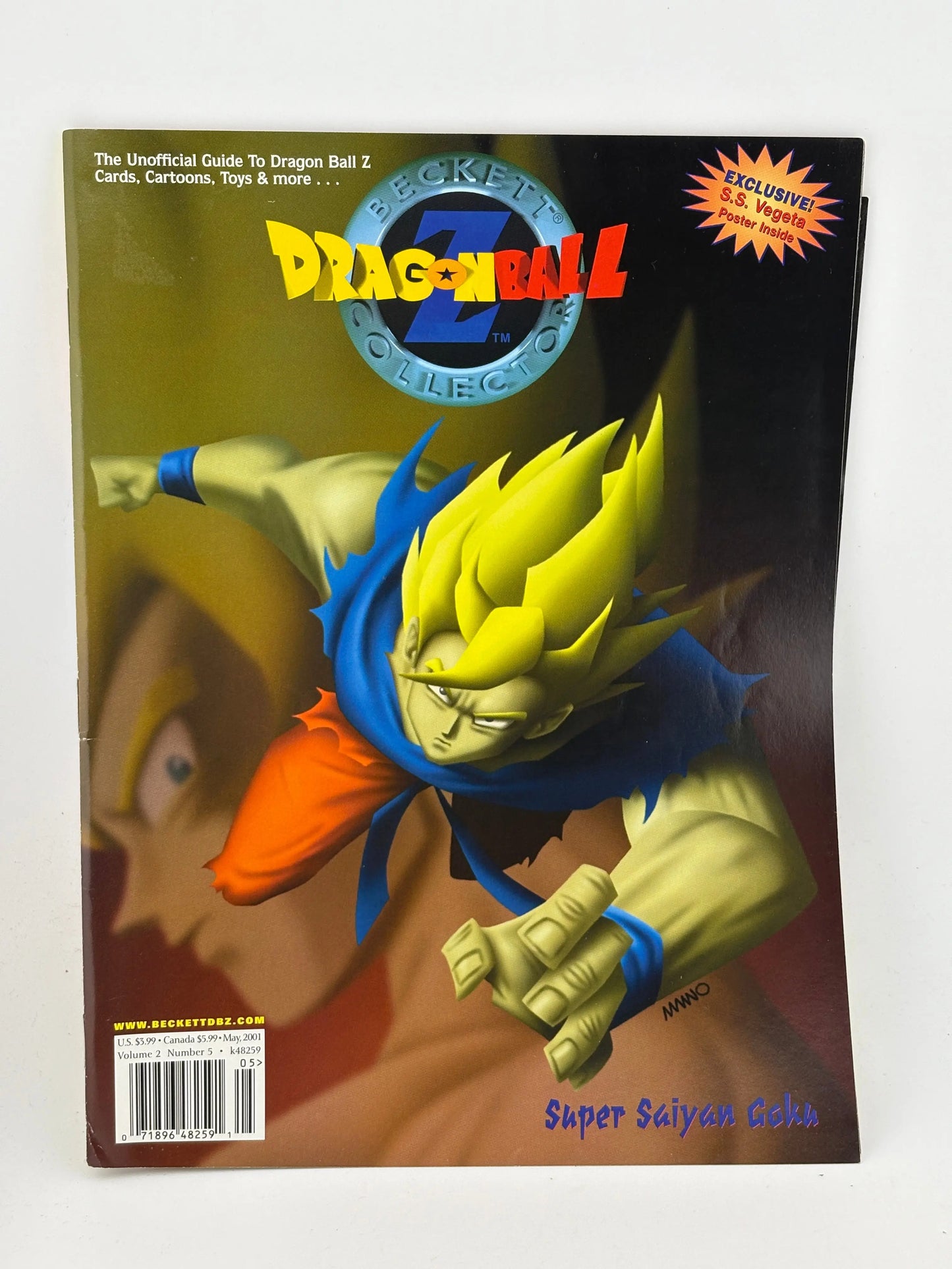 Beckett Collectors Dragon Ball Z Magazine Volume 2 Number 5 SS Goku FRENLY BRICKS - Open 7 Days