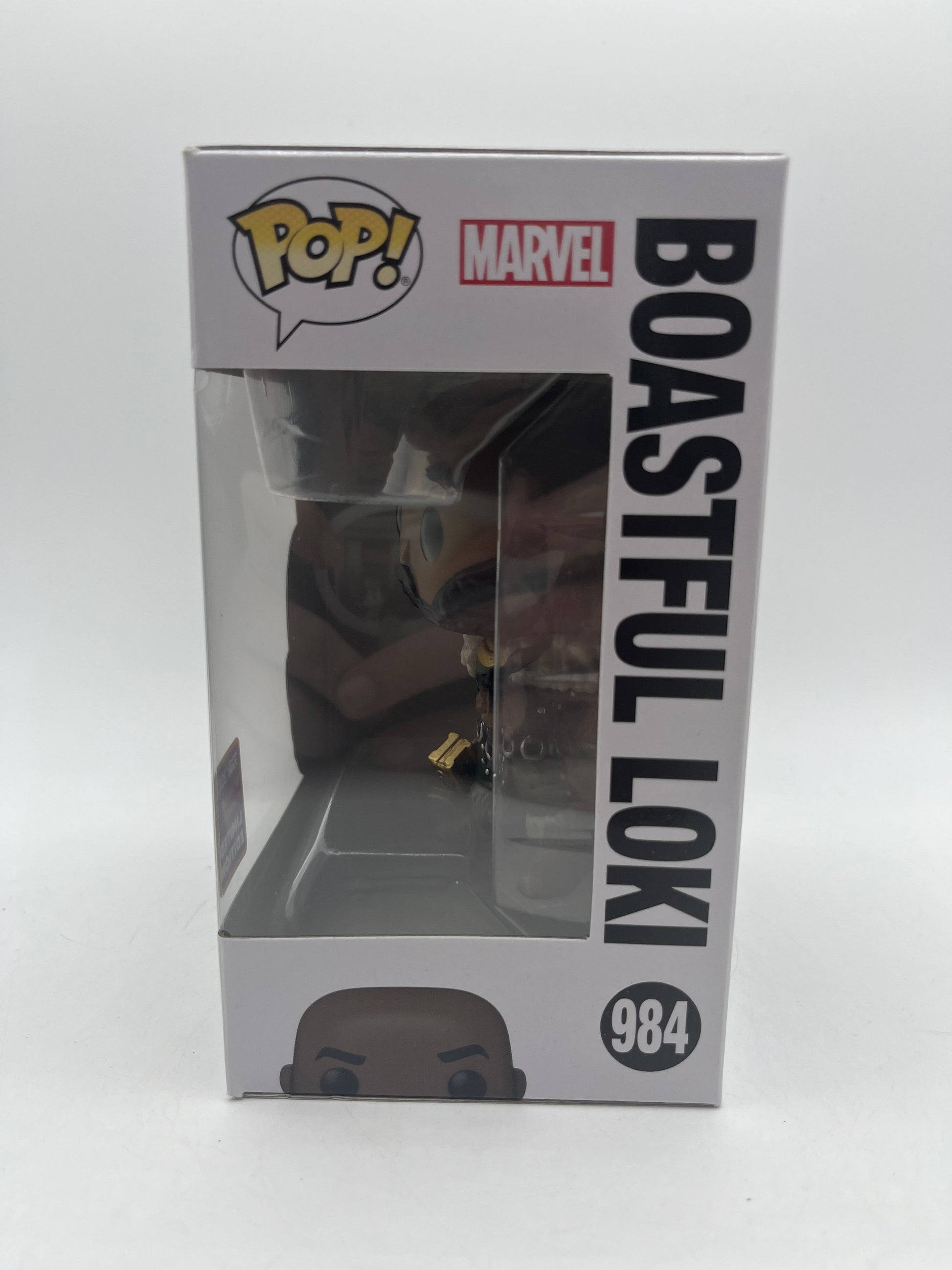 Funko POP! Marvel Studios Loki "Boastful Loki" #984 2022 Wonderous Convention FRENLY BRICKS - Open 7 Days
