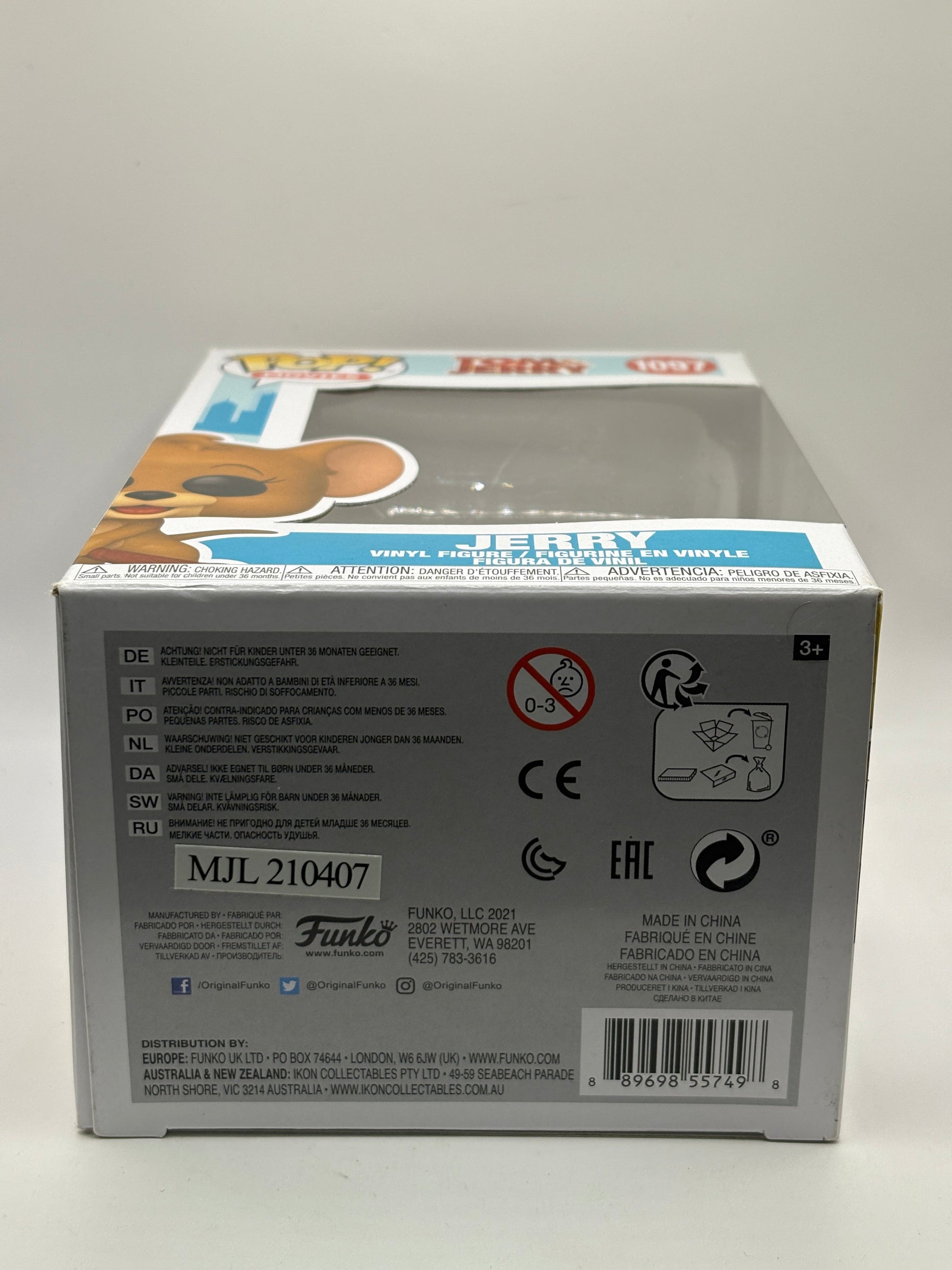 Funko POP! Movies Tom & Jerry #1097 Jerry Vinyl Figure FRENLY BRICKS - Open 7 Days