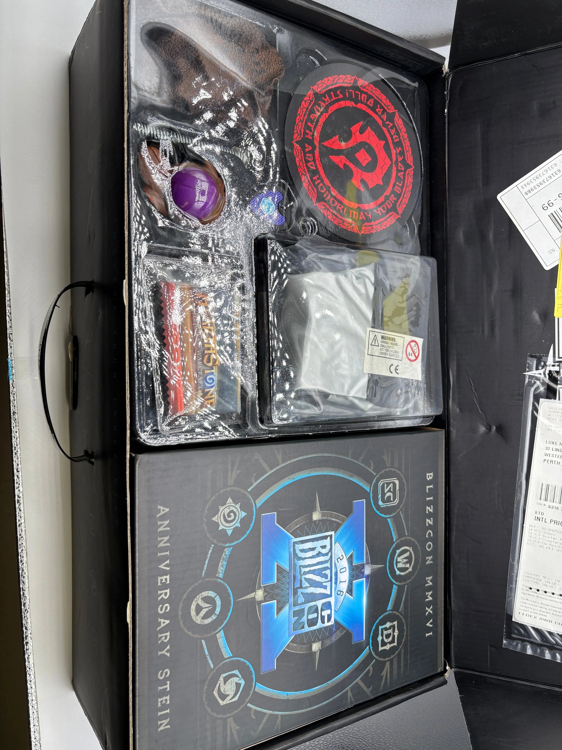 Unused & Complete - Blizzard Blizzcon 2016 Goodie Bag Box FRENLY BRICKS - Open 7 Days