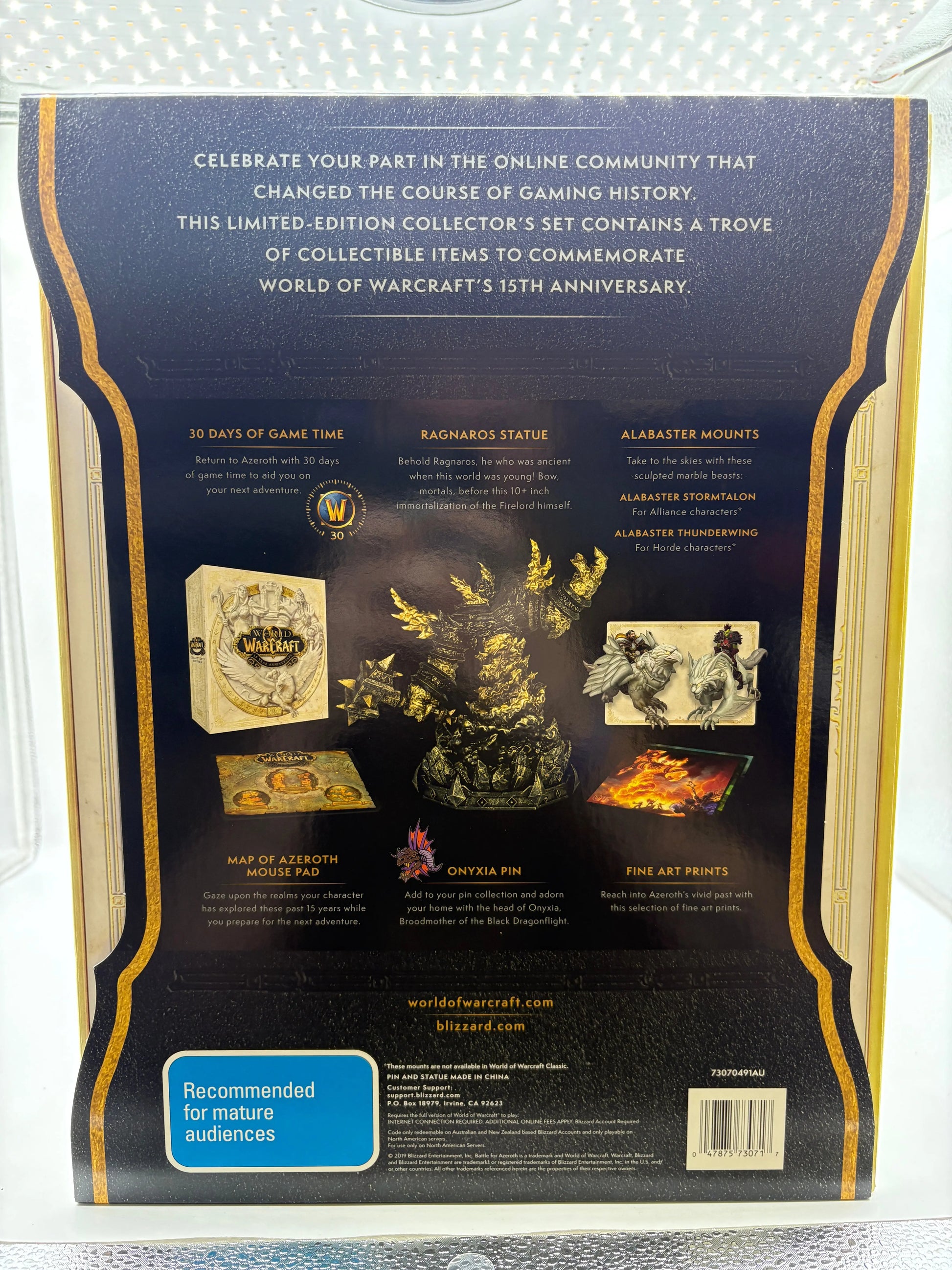 World of Warcraft: 15th Anniversary Collectors Edition 2019 - FACTORY SEALED FRENLY BRICKS - Open 7 Days