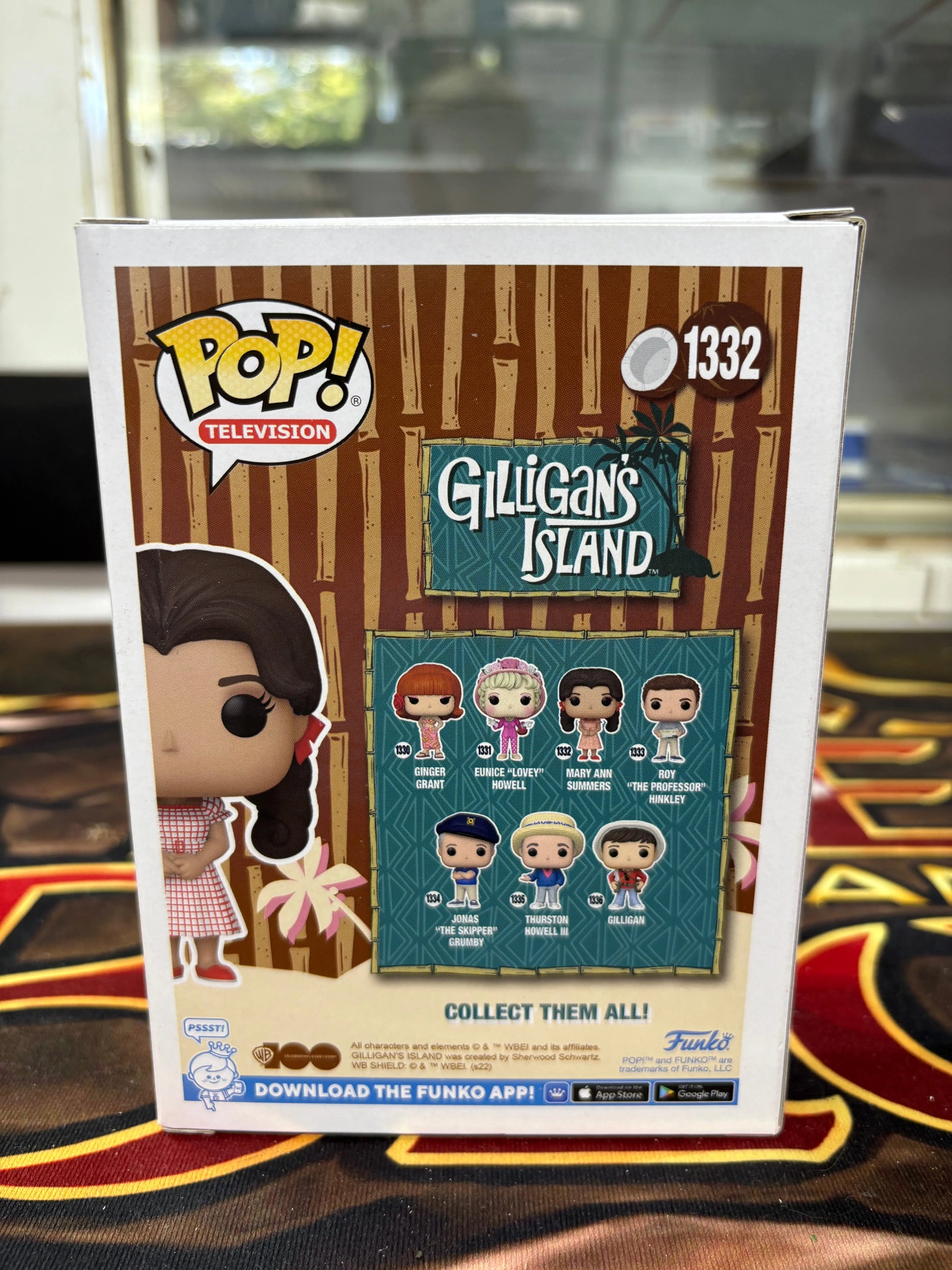 Funko Pop Mary Ann Summers 1332 Gilligan's Island Television WB Exclusive FRENLY BRICKS - Open 7 Days