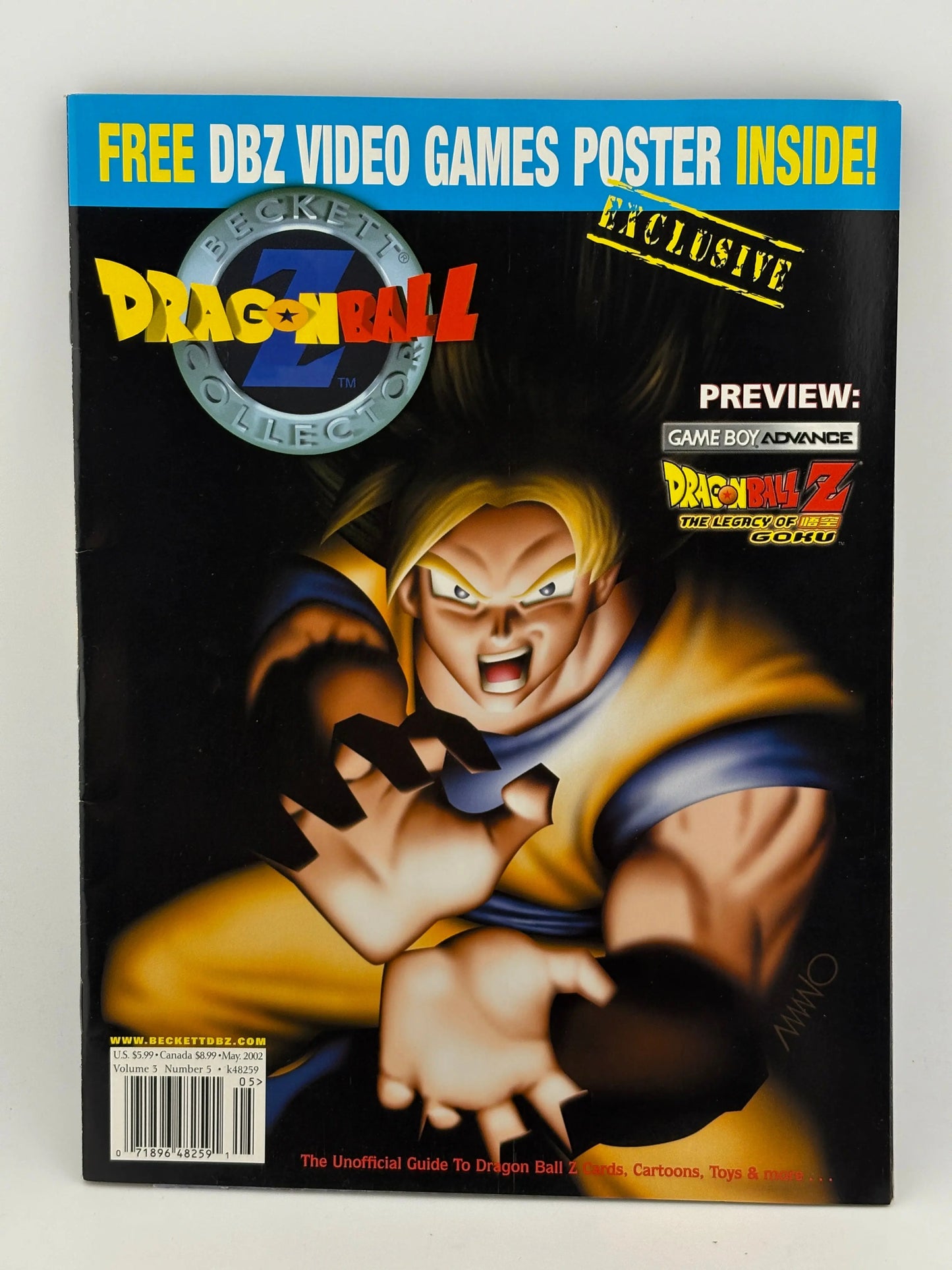 Beckett Collectors Dragon Ball Z Magazine Volume 3 Number 5 SS Goku FRENLY BRICKS - Open 7 Days