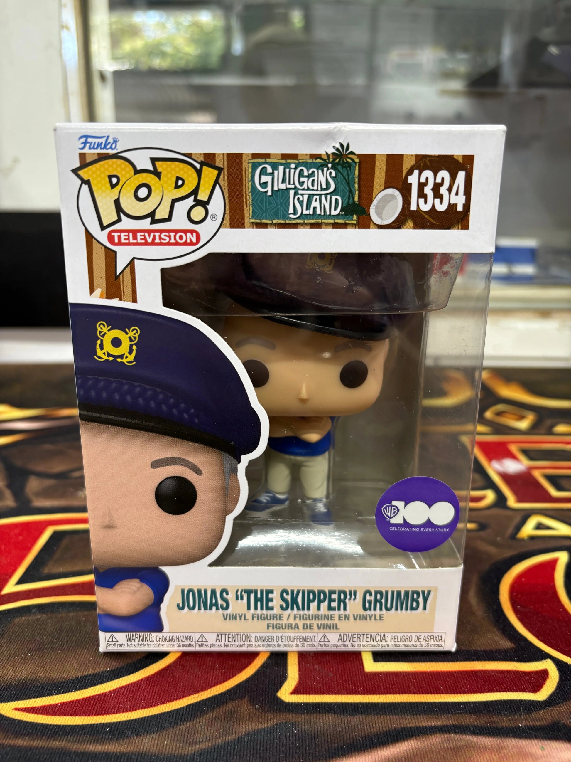 Jonas "The Skipper" Grumby Gillian's Island #1334 Pop Vinyl FRENLY BRICKS - Open 7 Days