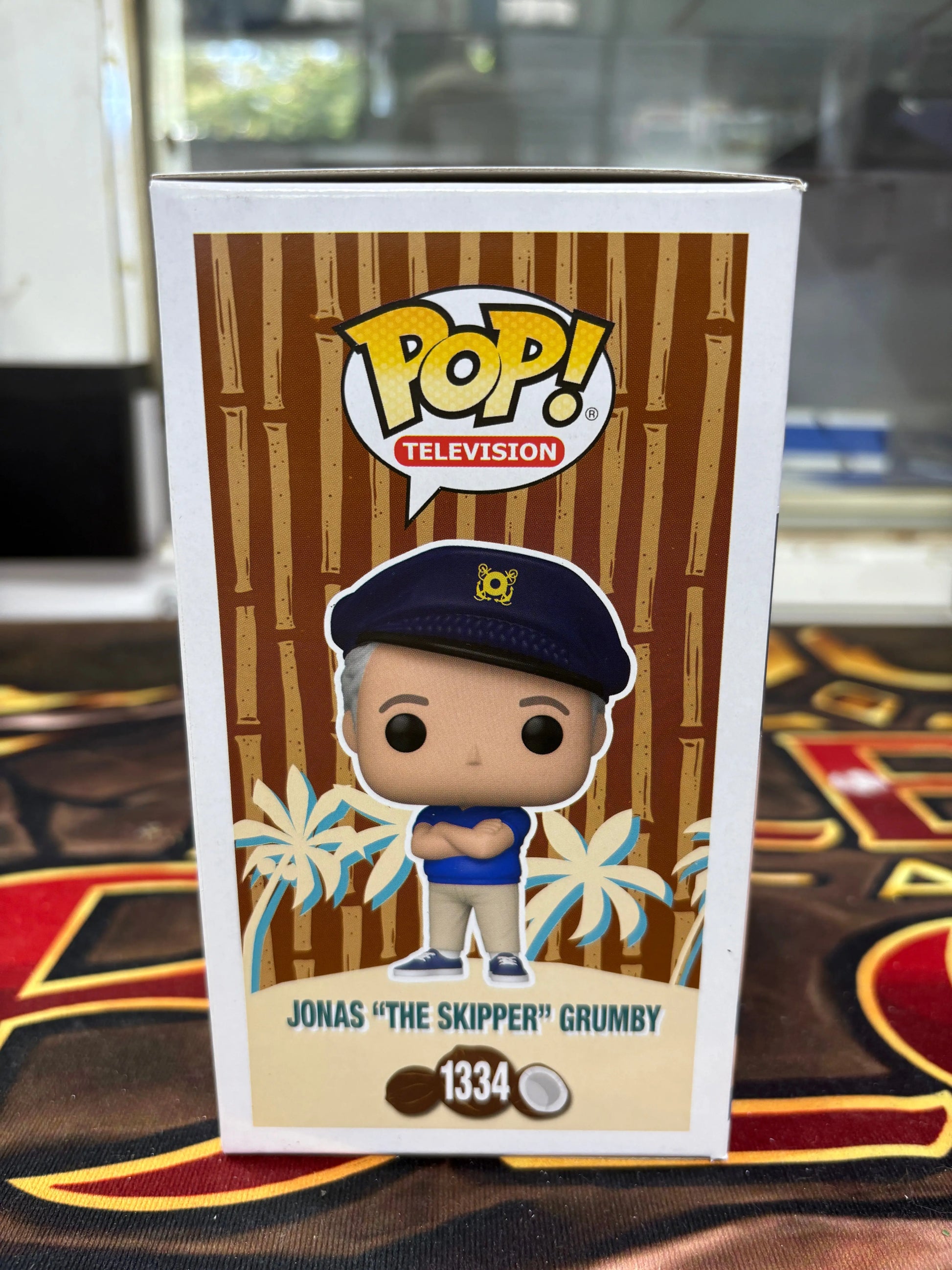 Jonas "The Skipper" Grumby Gillian's Island #1334 Pop Vinyl FRENLY BRICKS - Open 7 Days