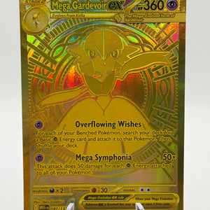Pokemon TCG Mega Evolutions - Mega Gardevoir EX 187/132 Gold Card SEE PHOTOS FRENLY BRICKS - Open 7 Days