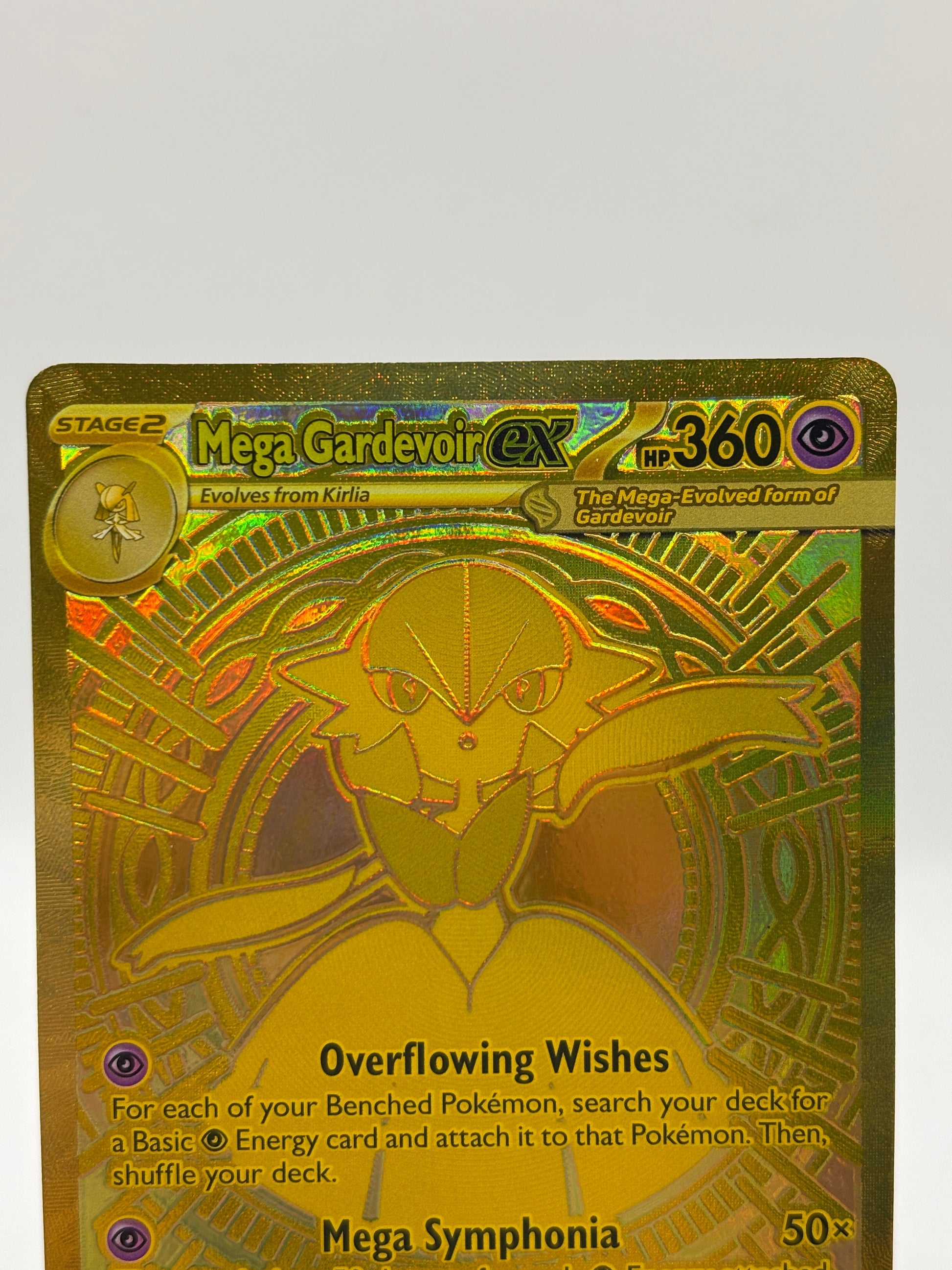 Pokemon TCG Mega Evolutions - Mega Gardevoir EX 187/132 Gold Card SEE PHOTOS FRENLY BRICKS - Open 7 Days