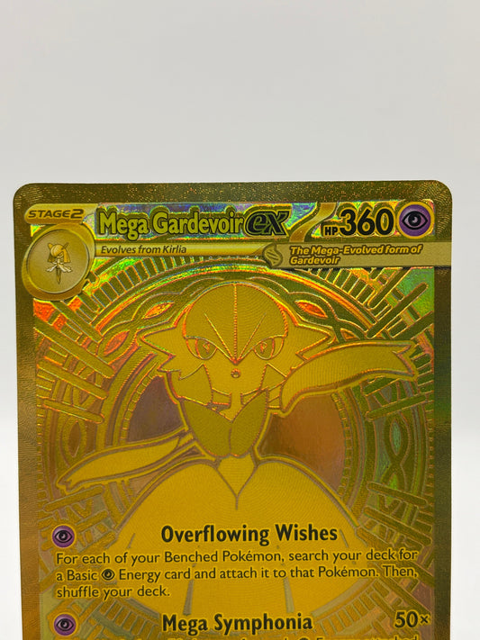 Pokemon TCG Mega Evolutions - Mega Gardevoir EX 187/132 Gold Card SEE PHOTOS FRENLY BRICKS - Open 7 Days