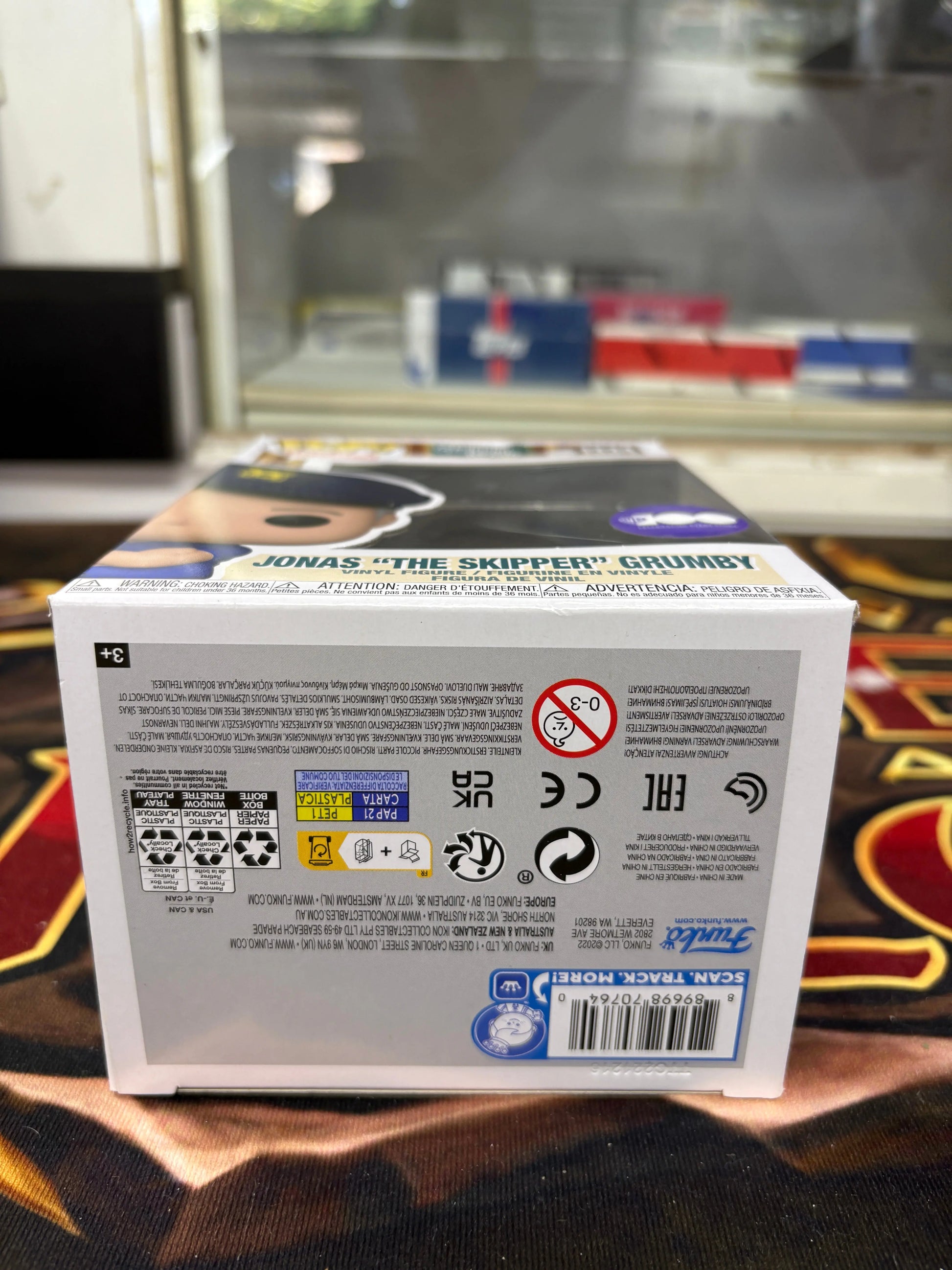 Jonas "The Skipper" Grumby Gillian's Island #1334 Pop Vinyl FRENLY BRICKS - Open 7 Days