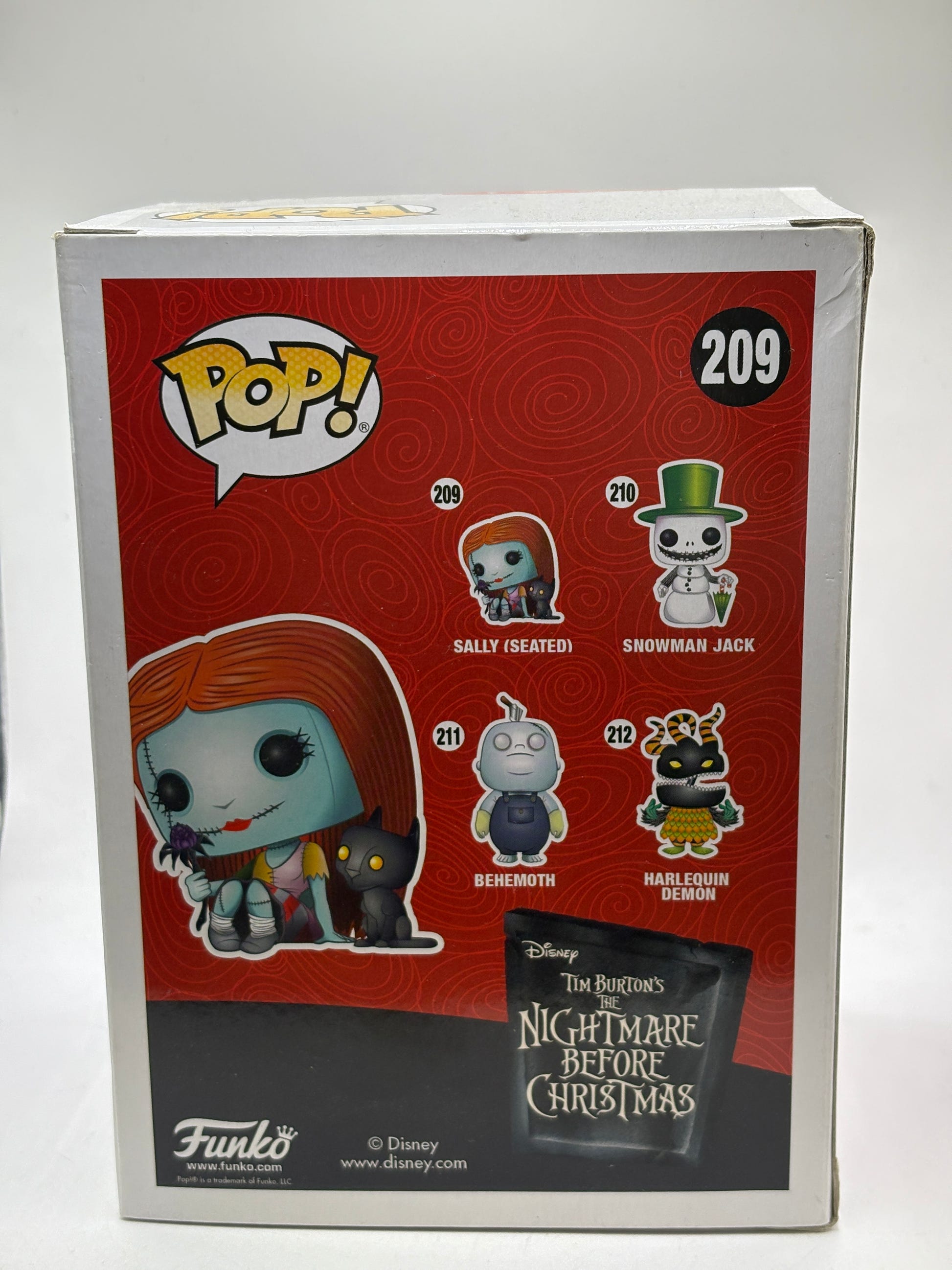Funko POP! Disney #209 Sally (Seated) Glow Flocked Vinyl Figure image 3