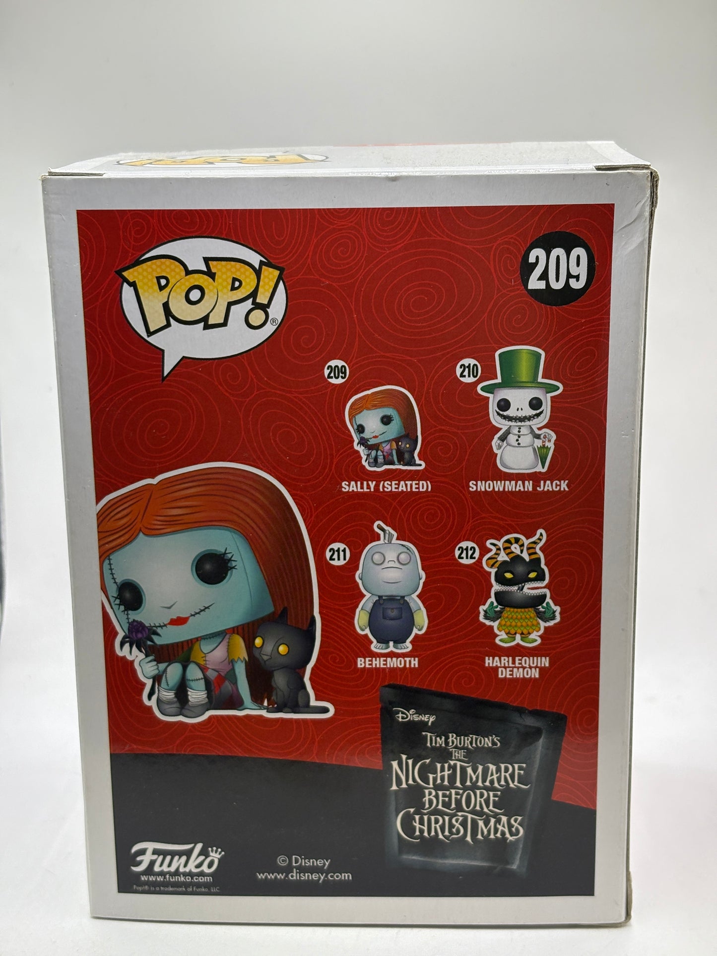 Funko POP! Disney #209 Sally (Seated) Glow Flocked Vinyl Figure