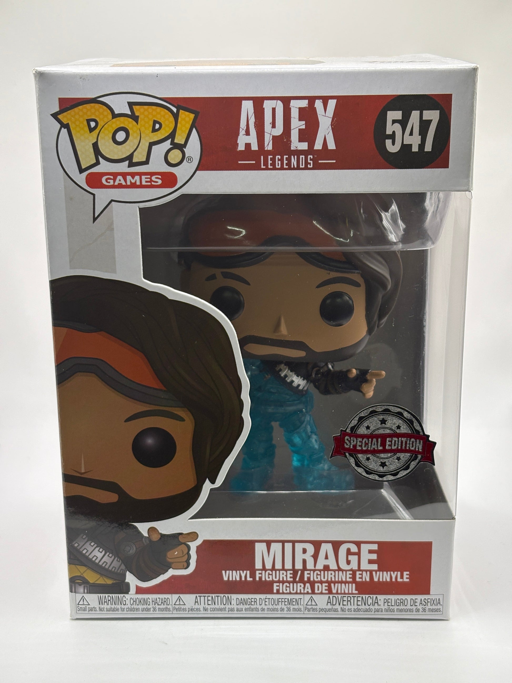 Funko POP! Games Apex Legends #547 Mirage Vinyl Figure Special Edition FRENLY BRICKS - Open 7 Days