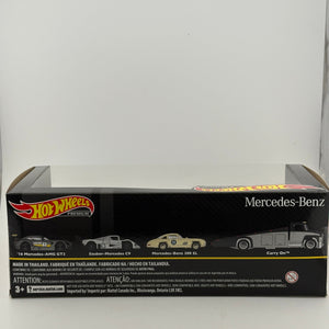 Hot Wheels Premium Mercedes-Benz Carry On 4 Pack New FRENLY BRICKS - Open 7 Days