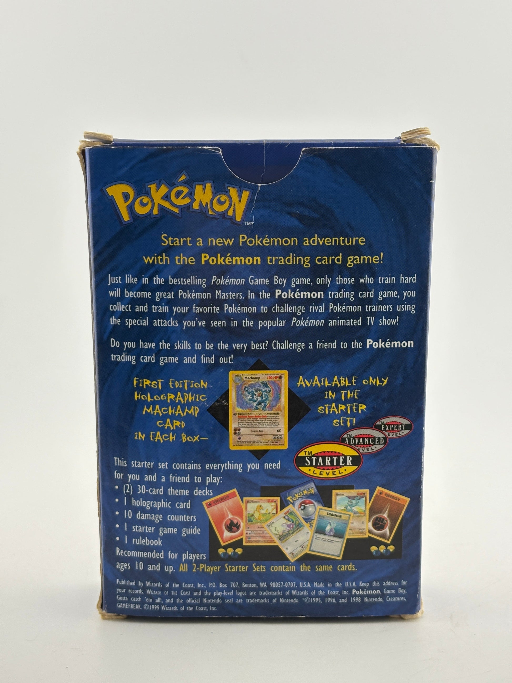 Pokemon TCG WOTC 1999 2-Player Starter Set *BOX & MANUALS ONLY* FRENLY BRICKS - Open 7 Days
