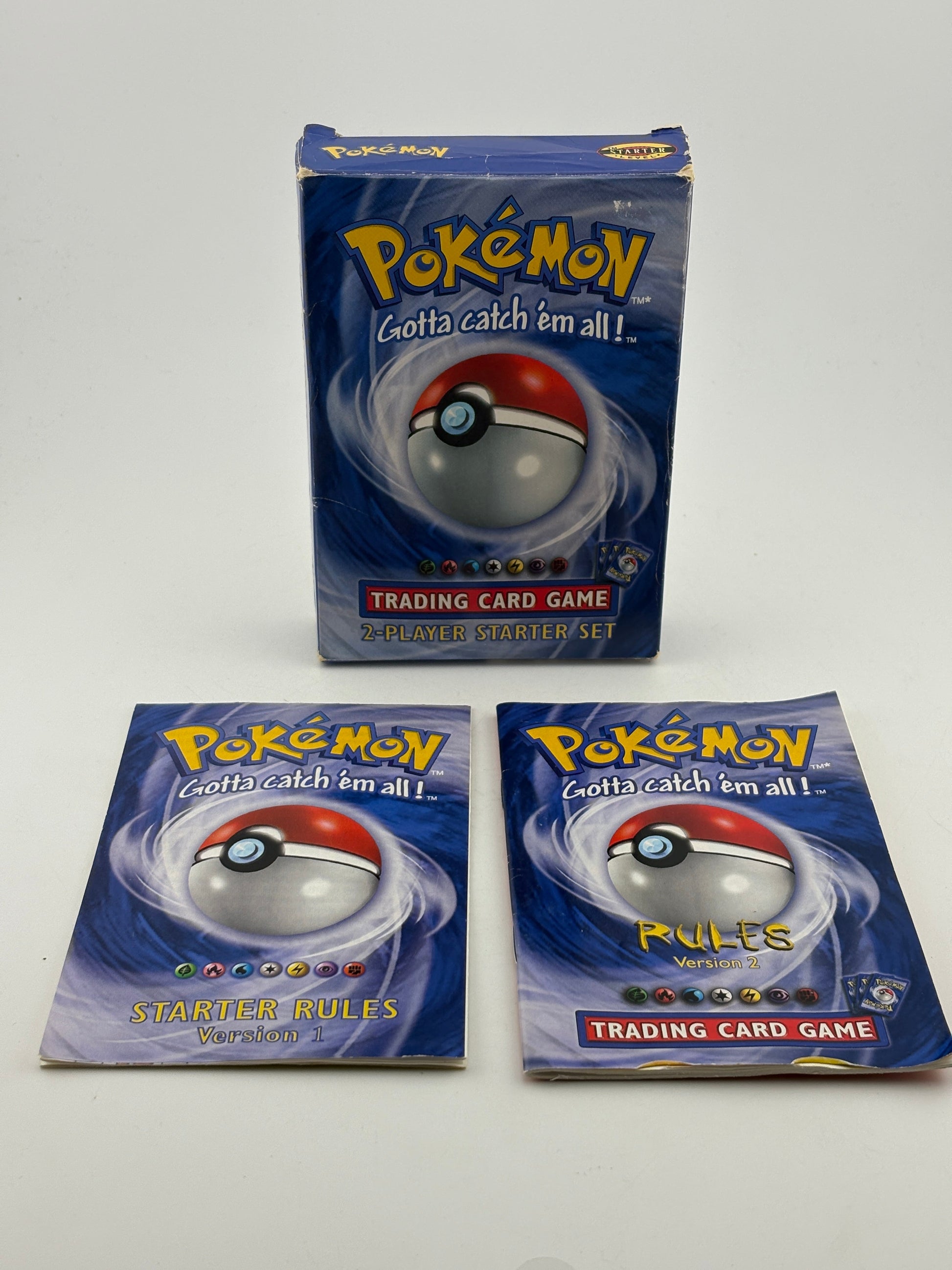 Pokemon TCG WOTC 1999 2-Player Starter Set *BOX & MANUALS ONLY* FRENLY BRICKS - Open 7 Days