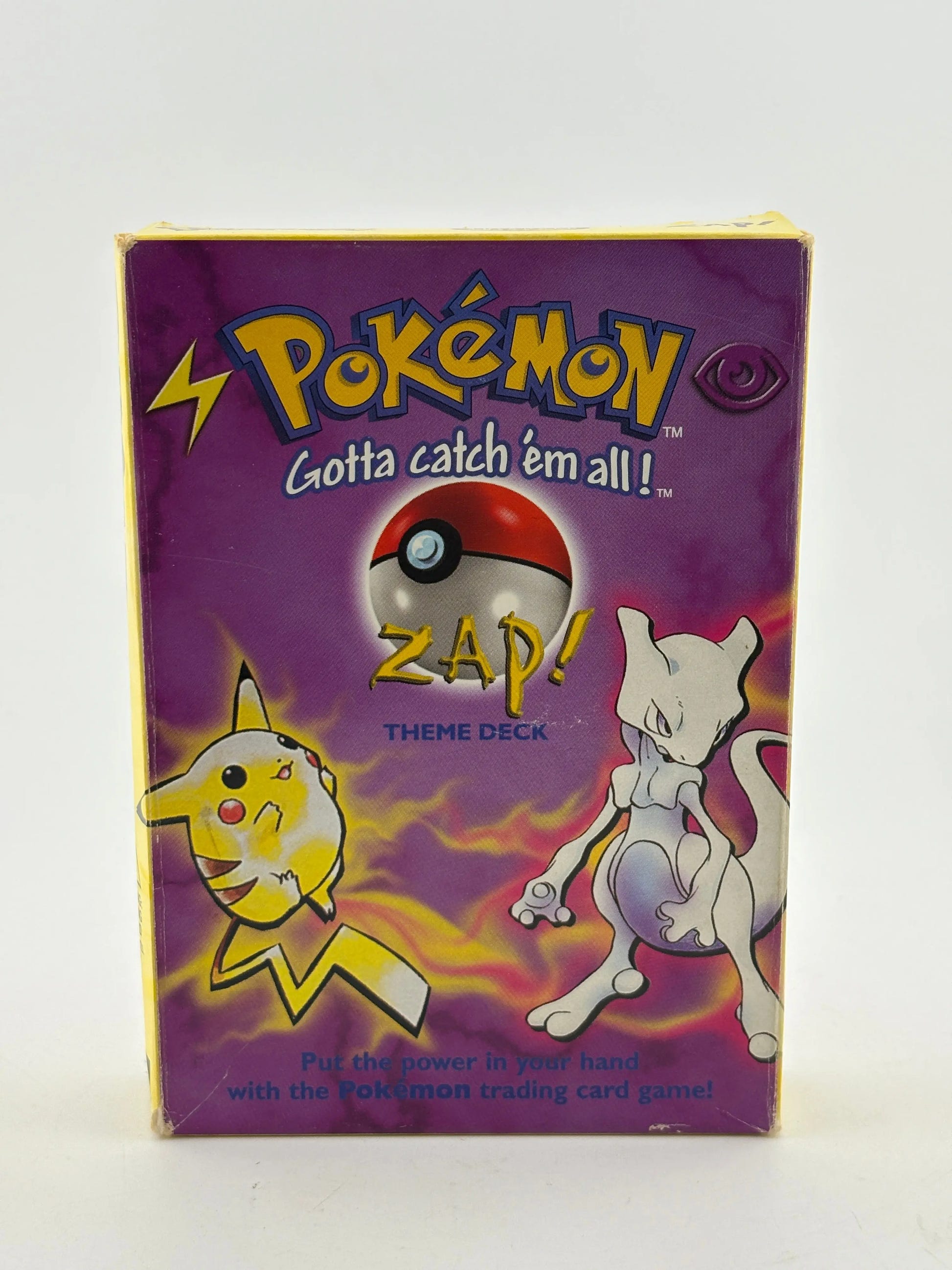 Pokemon TCG 1999 WOTC - Zap! Theme Deck *BOX, MANUAL & DAMAGE COUNTERS ONLY* FRENLY BRICKS - Open 7 Days image 1