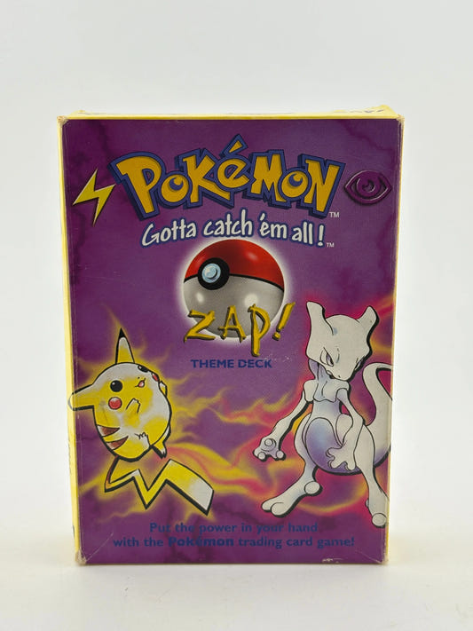 Pokemon TCG 1999 WOTC - Zap! Theme Deck *BOX, MANUAL & DAMAGE COUNTERS ONLY* FRENLY BRICKS - Open 7 Days