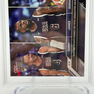 2024 Topps Now Olympics #26 Curry/James/Durant PSA 10 Gem Mint FRENLY BRICKS - Open 7 Days
