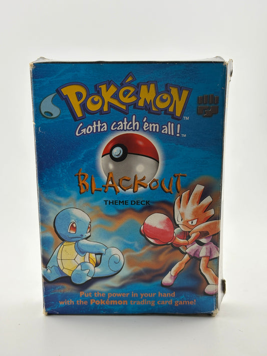 Pokemon TCG WOTC 1999 - Blackout Theme Deck *BOX & MANUAL ONLY* FRENLY BRICKS - Open 7 Days