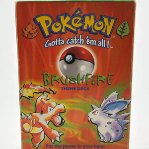 Pokemon TCG WOTC 1999 - Brushfire Theme Deck *BOX, MANUAL & COUNTERS ONLY* FRENLY BRICKS - Open 7 Days