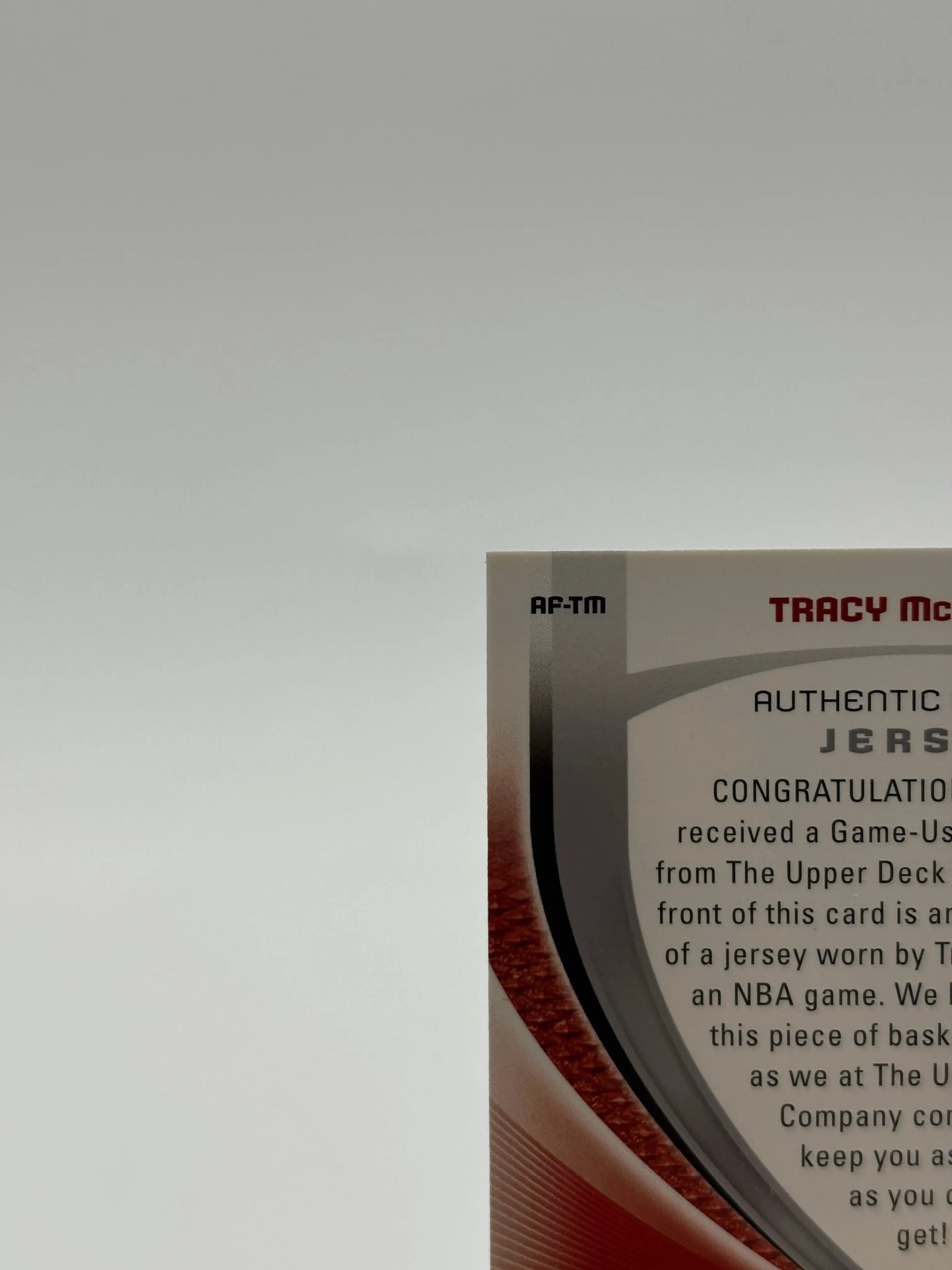 2005-06 SP Game Used Silver Edition Authentic Fabrics Tracy McGrady FRENLY BRICKS - Open 7 Days