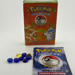 Pokemon TCG WOTC 1999 - Brushfire Theme Deck *BOX, MANUAL & COUNTERS ONLY* FRENLY BRICKS - Open 7 Days