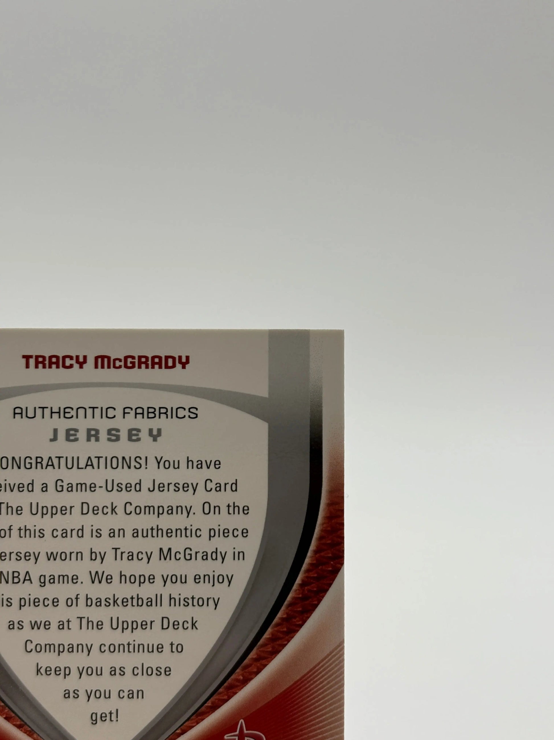 2005-06 SP Game Used Silver Edition Authentic Fabrics Tracy McGrady FRENLY BRICKS - Open 7 Days