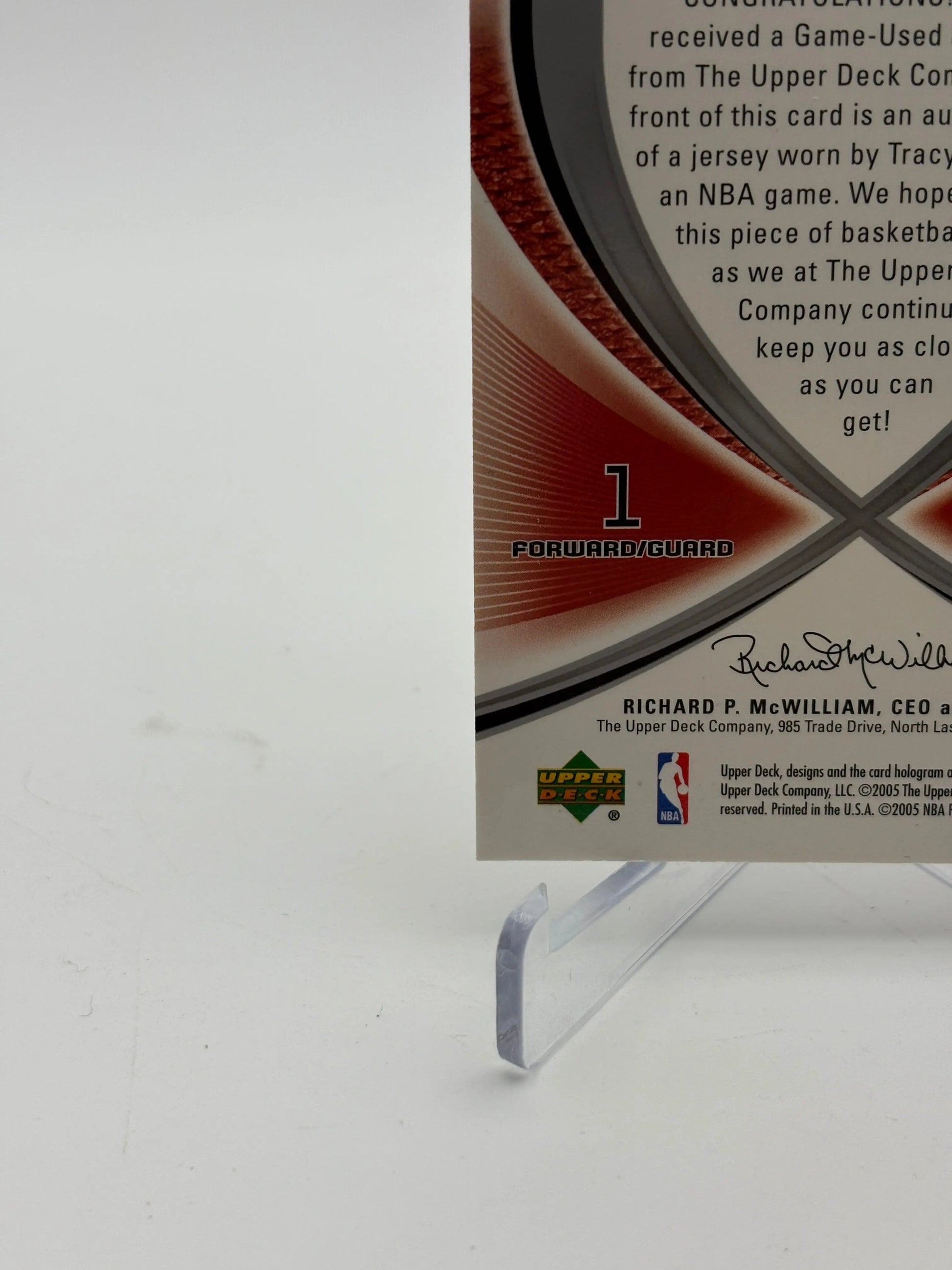 2005-06 SP Game Used Silver Edition Authentic Fabrics Tracy McGrady FRENLY BRICKS - Open 7 Days