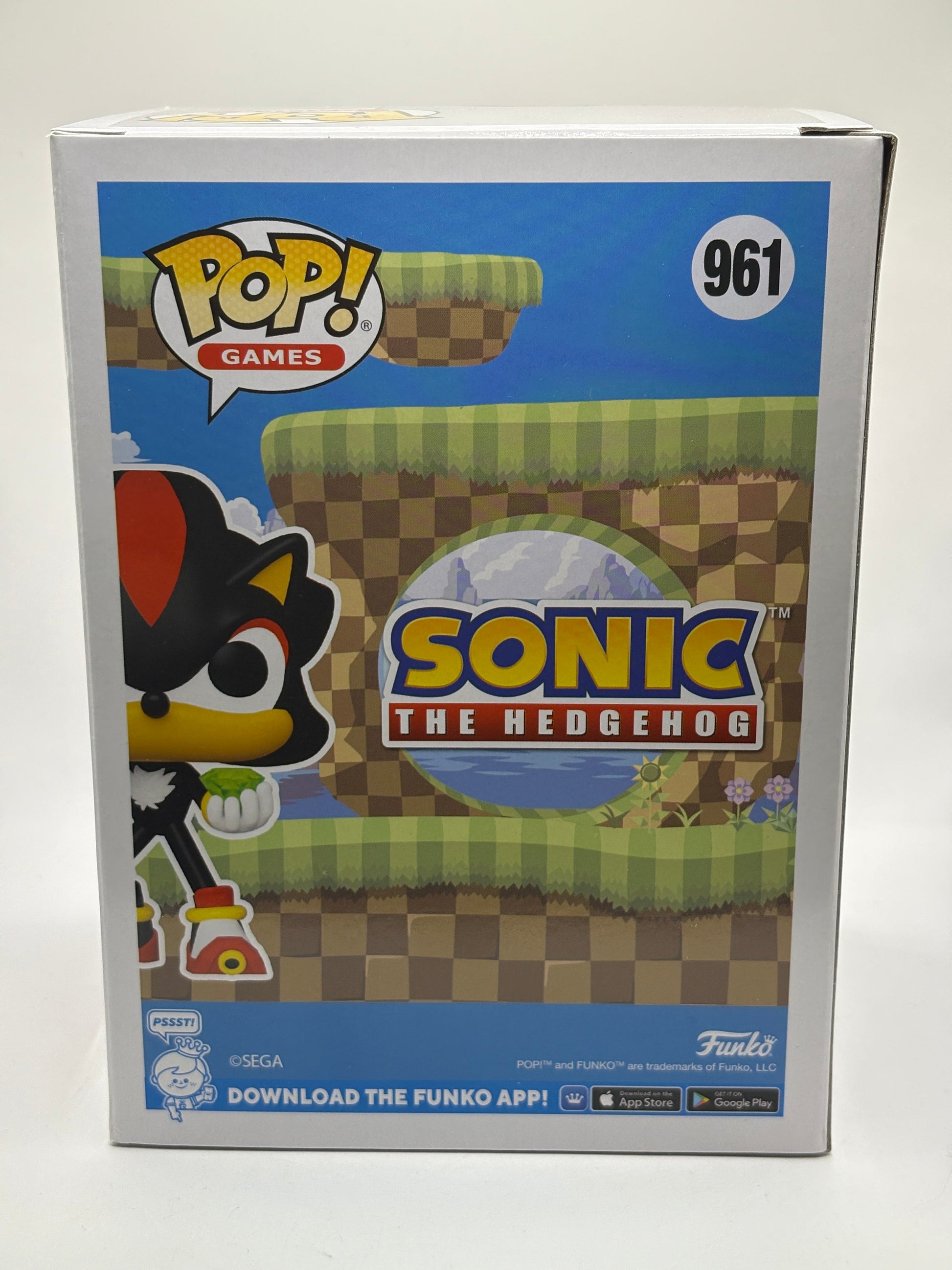 Funko POP! Games Sonic the Hedgehog #961 Shadow Gamestop Exclusive FRENLY BRICKS - Open 7 Days