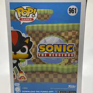 Funko POP! Games Sonic the Hedgehog #961 Shadow Gamestop Exclusive FRENLY BRICKS - Open 7 Days